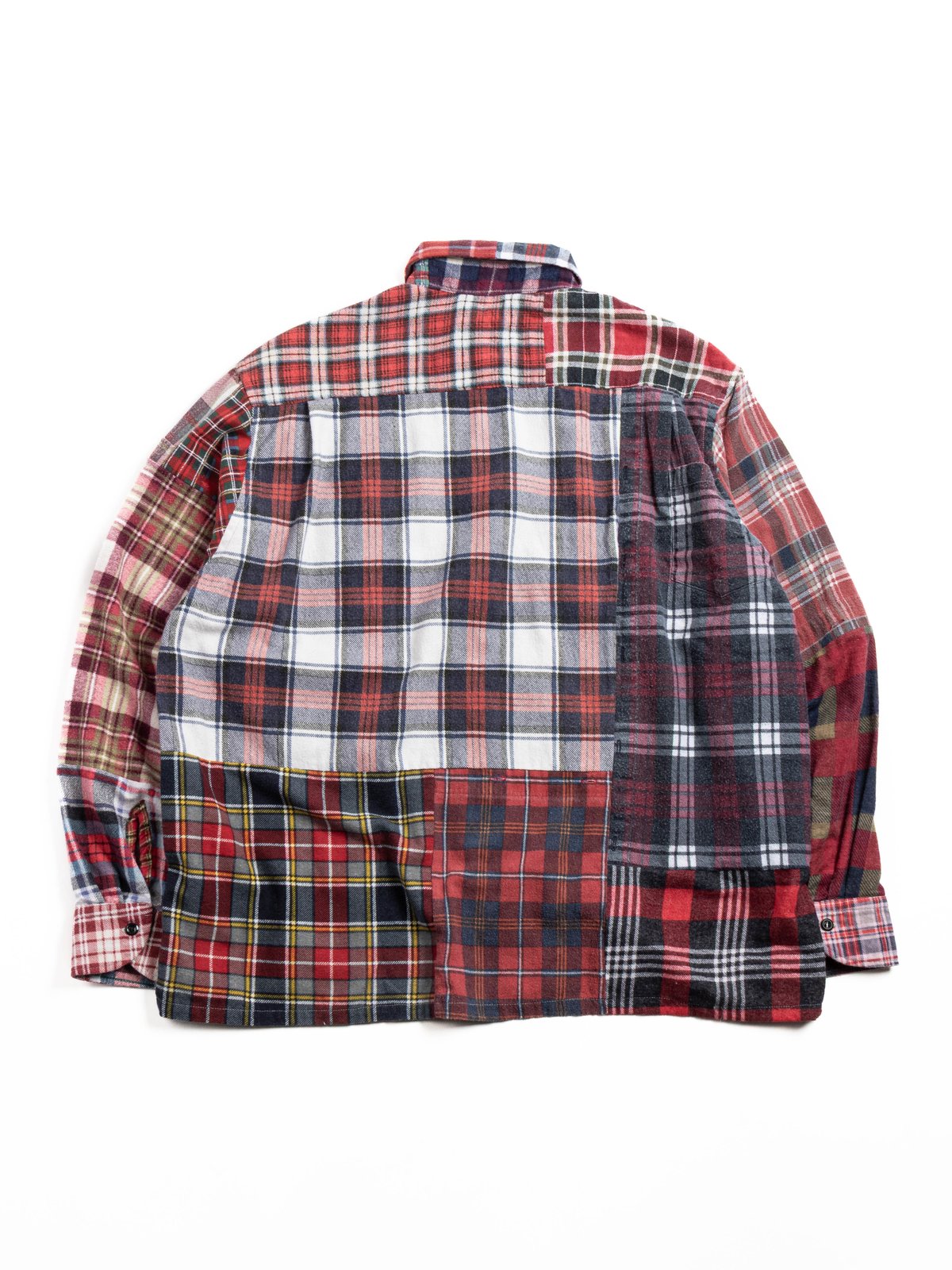 REBUILD by NEEDLES FLANNEL SHIRT STRAIGHT HEM SHIRT ASSORTED 1C - Image 5