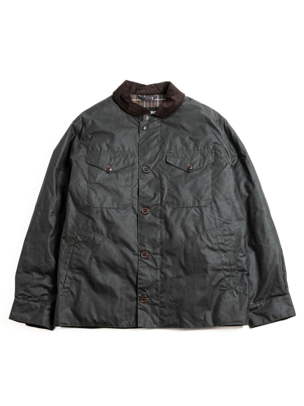 DECK WAXED JACKET SAGE - Image 1