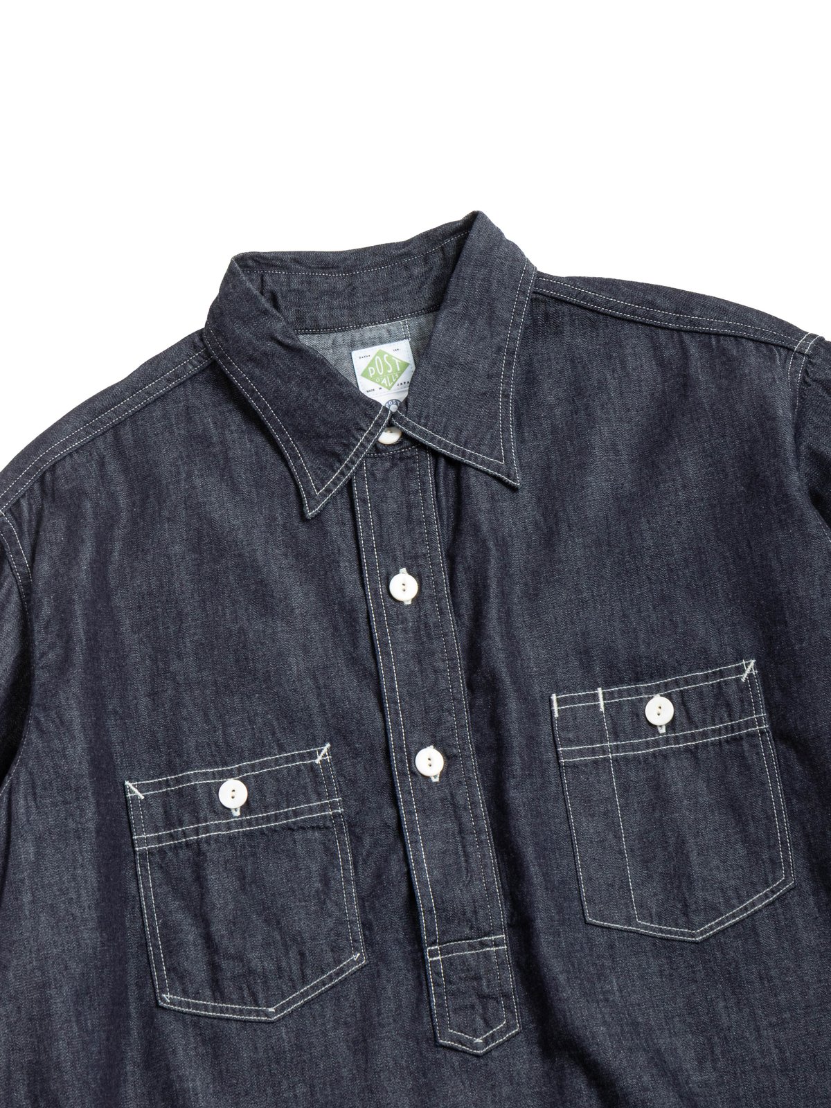 (1202&ndash;LD) NO.2 SHIRT / LIGHT DENIM / INDIGO - Image 2