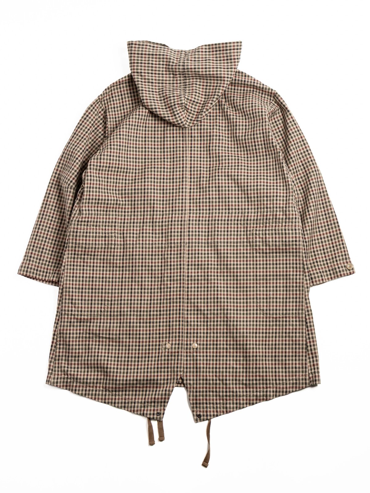HIGHLAND PARKA / BROWN / OLIVE HEAVY GUN&ndash;CLUB CHECK - Image 6