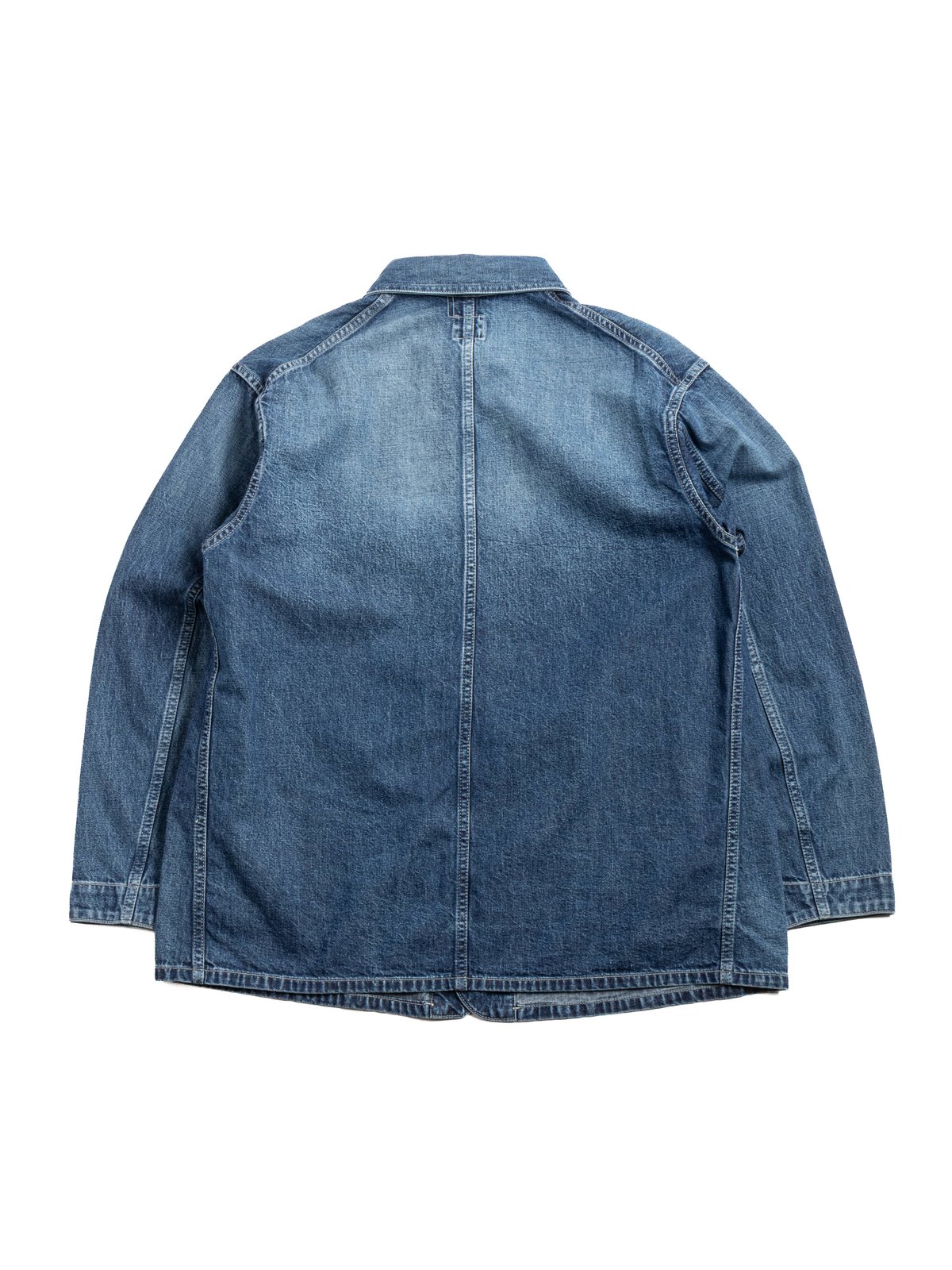 (1101&ndash;01W) NO.1 JACKET / 10OZ INDIGO DENIM WORN WASH - Image 4
