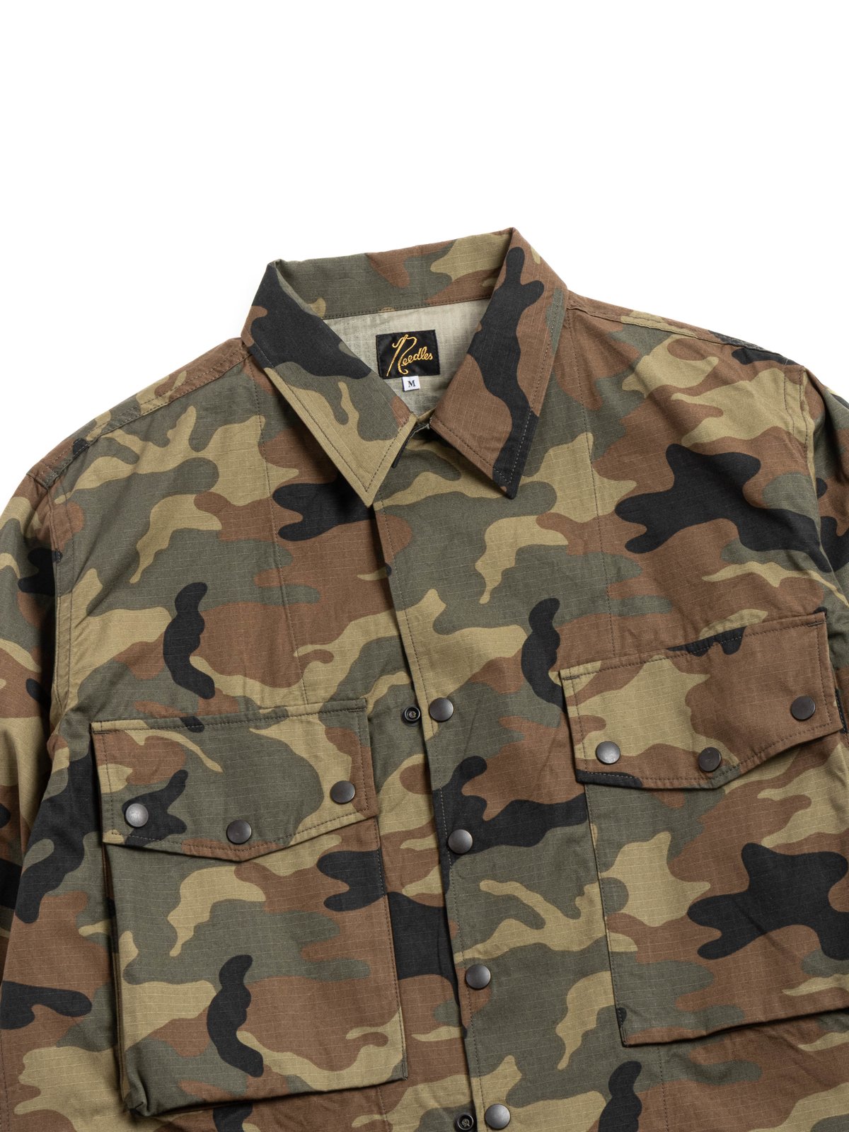 NEEDLES FIELD JACKET COTTON RIPSTOP WOODLAND - Image 2