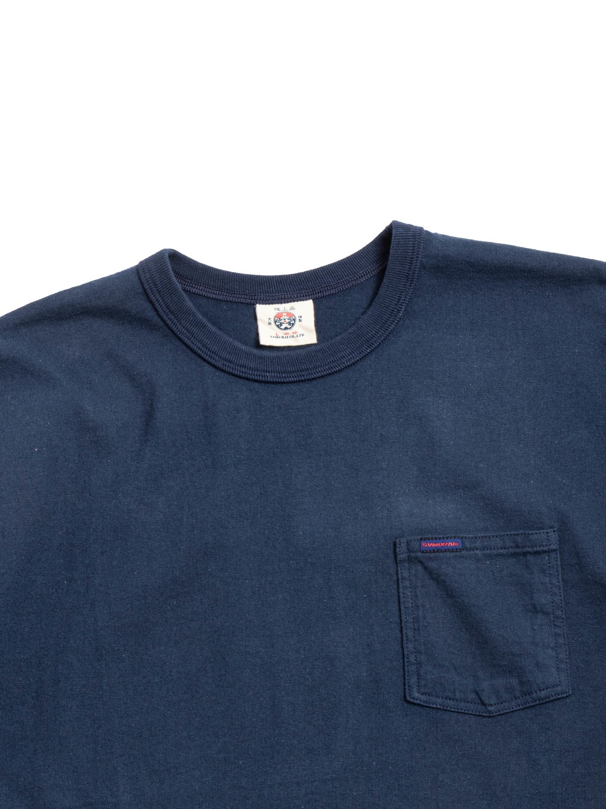 (SJST&ndash;PCMllL) POCKET T&ndash;SHIRT ANKOH NAVY - Image 2