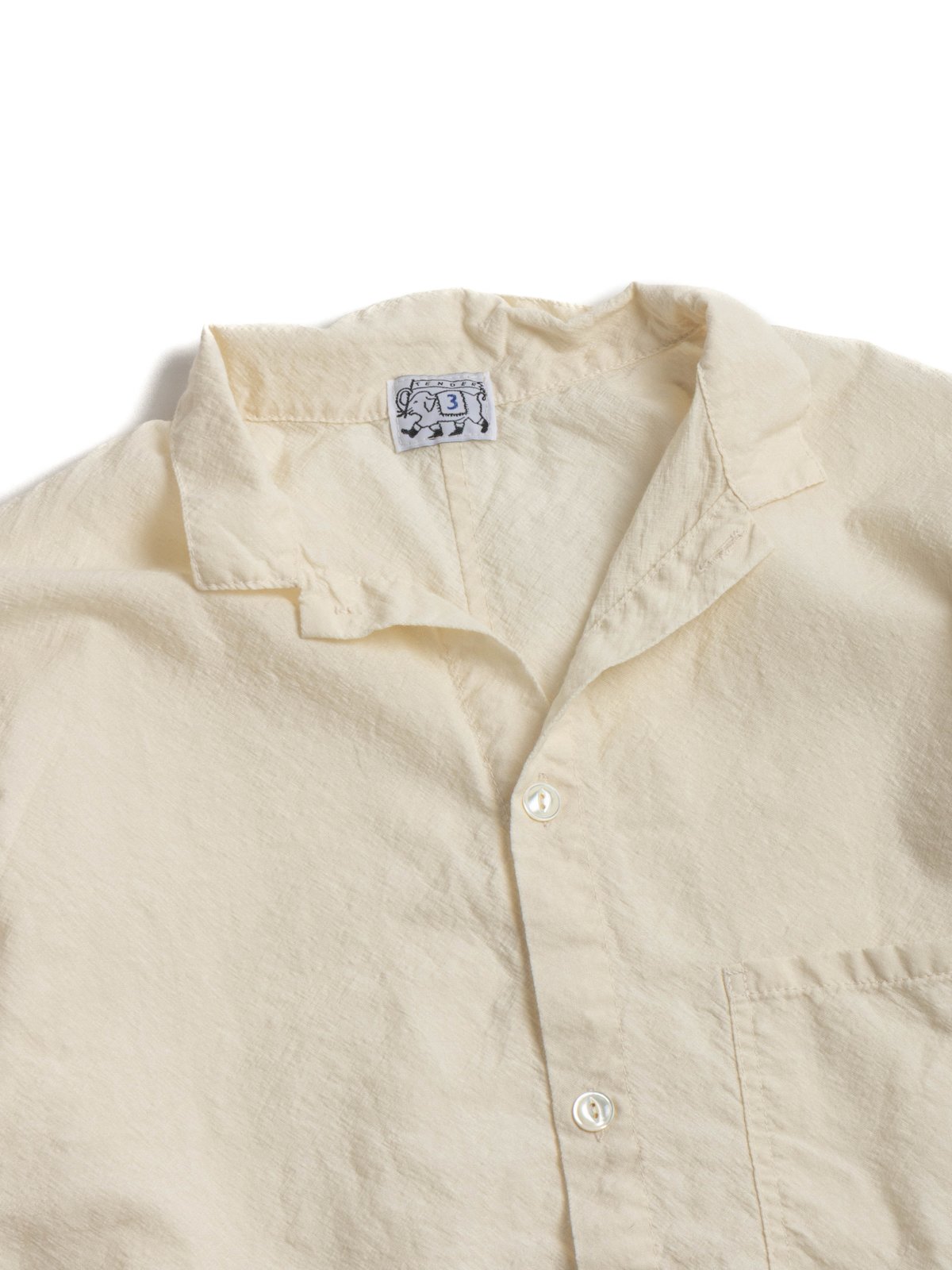 PLASTRON SHIRT WOOL CALICO RINSED - Image 2