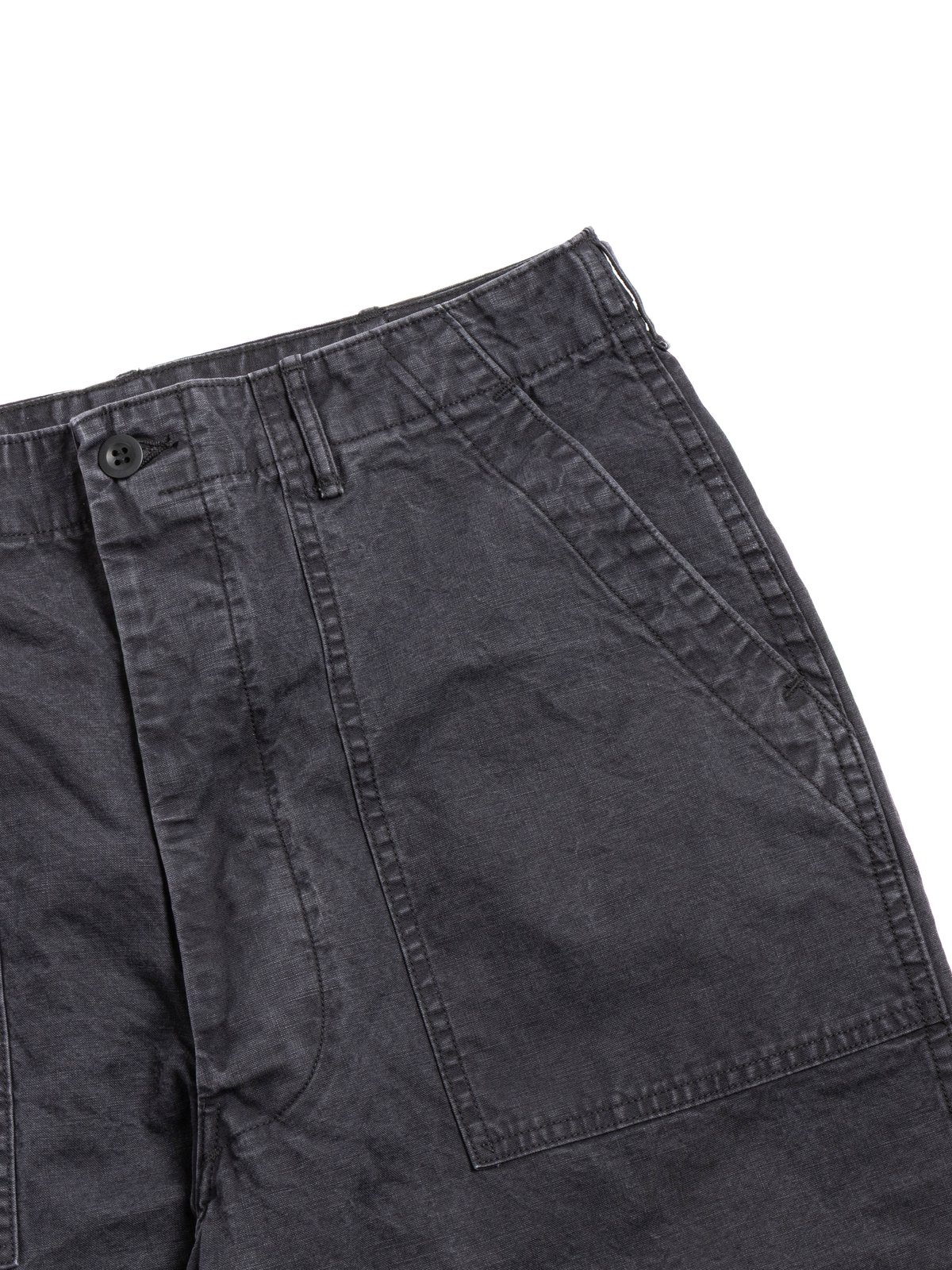 (LOT&ndash;5103) CANVAS SUMMER FATIGUE PANTS BLACK - Image 2