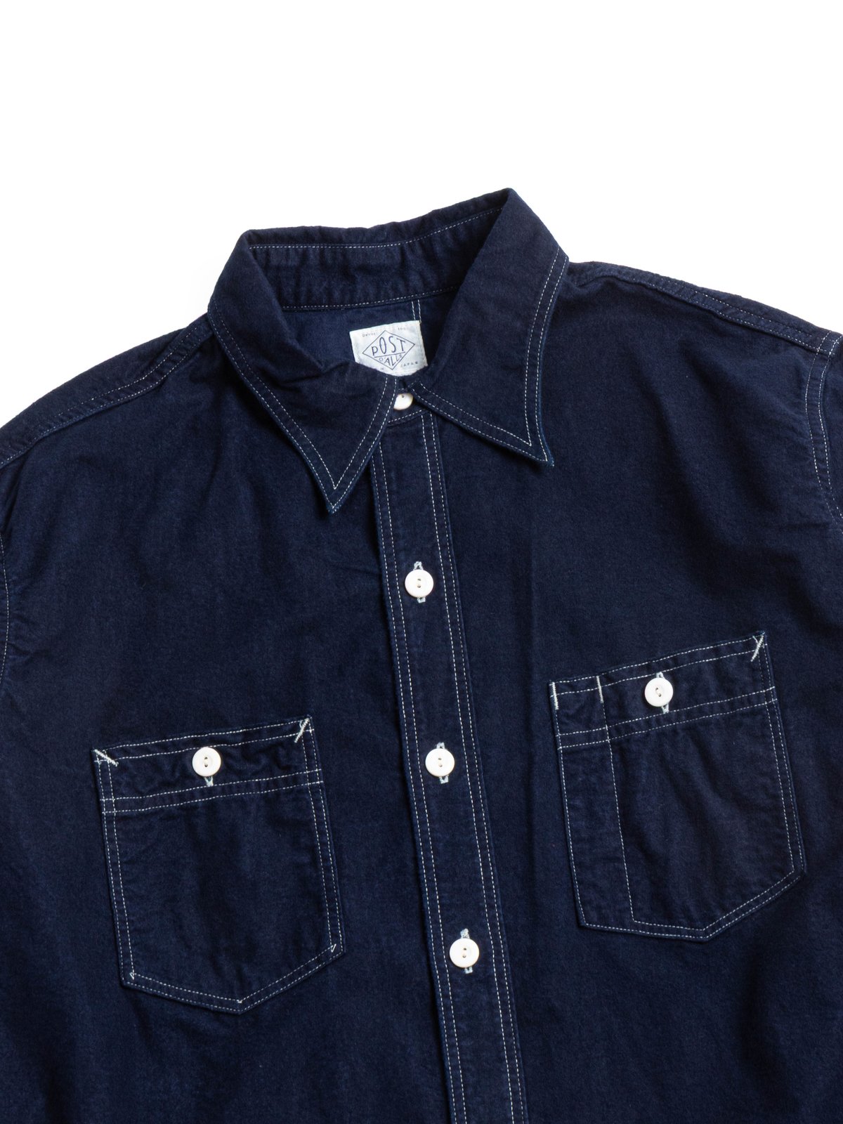 ST LOUIS CHAMBRAY INDIGO FLANNEL - Image 2