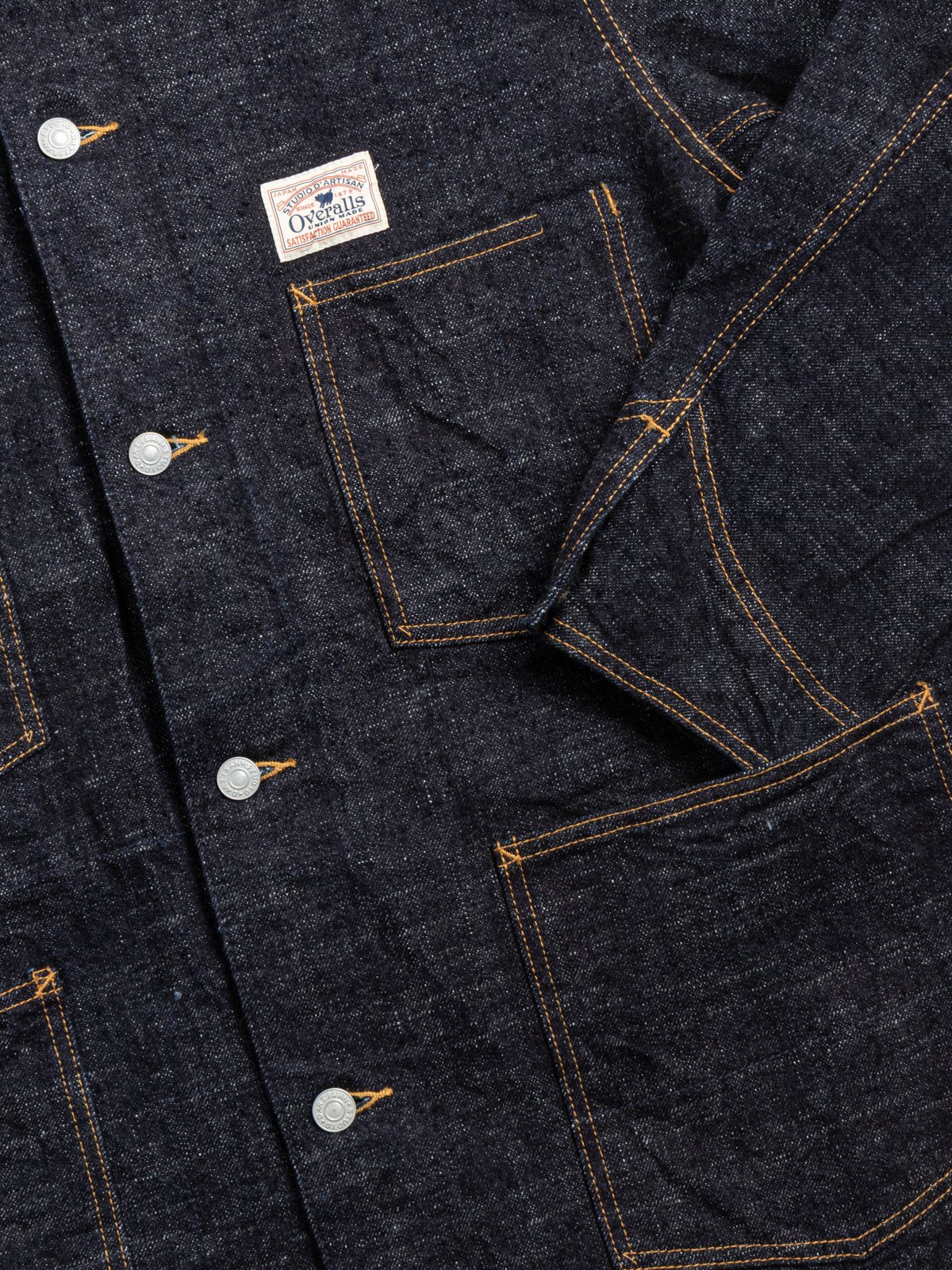 (D4620) STUDIO D&rsquo;ARTISAN GL3 DENIM COVERALLl JACKET - Image 2