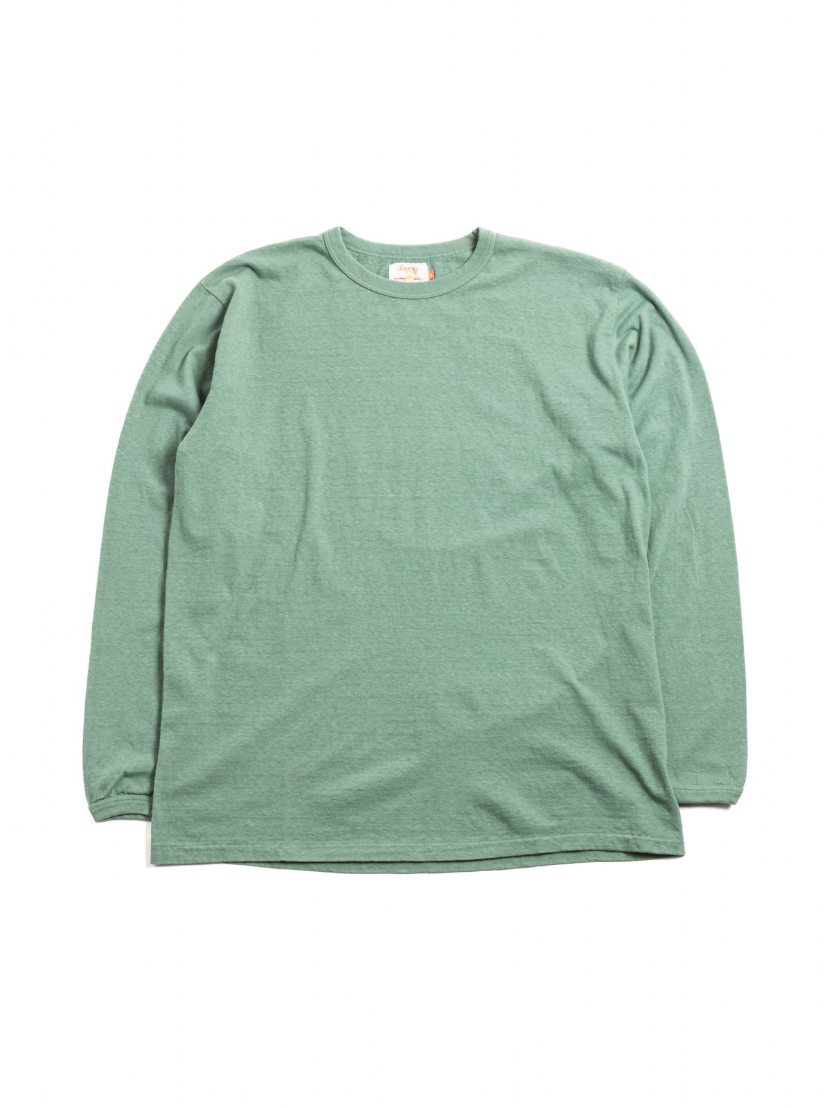 HALEIWA L/S T&ndash;SHIRT SEABRUSH GREEN - Image 1