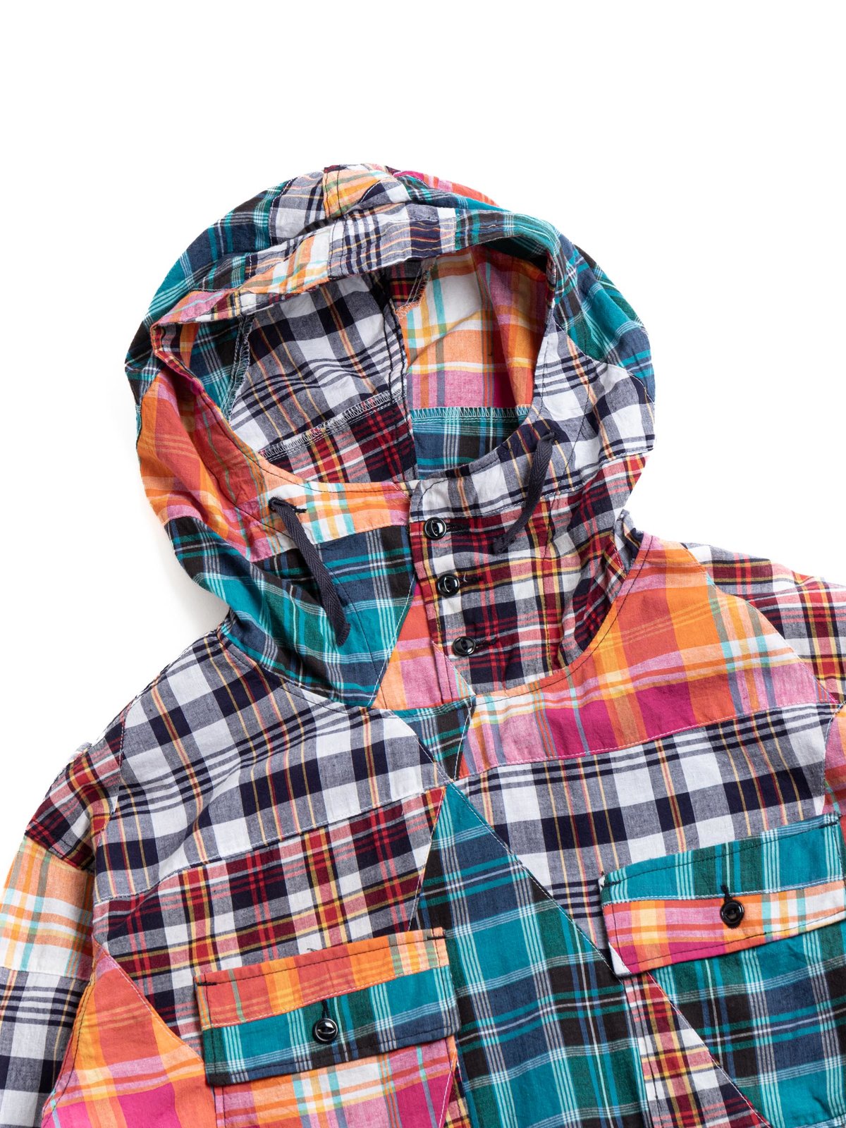 CAGOULE SHIRT MULTI COLOR TRIANGLE PATCHWORK - Image 3