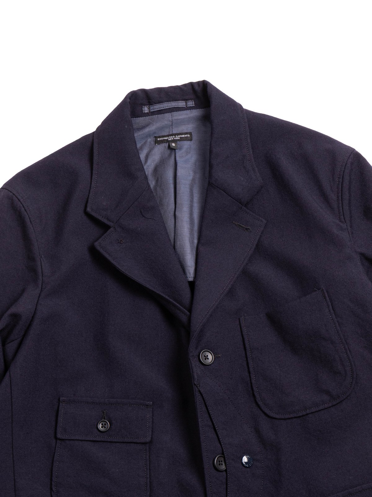 UPLAND JACKET JACKET DARK NAVY WOOL UNIFORM SERGE - Image 2