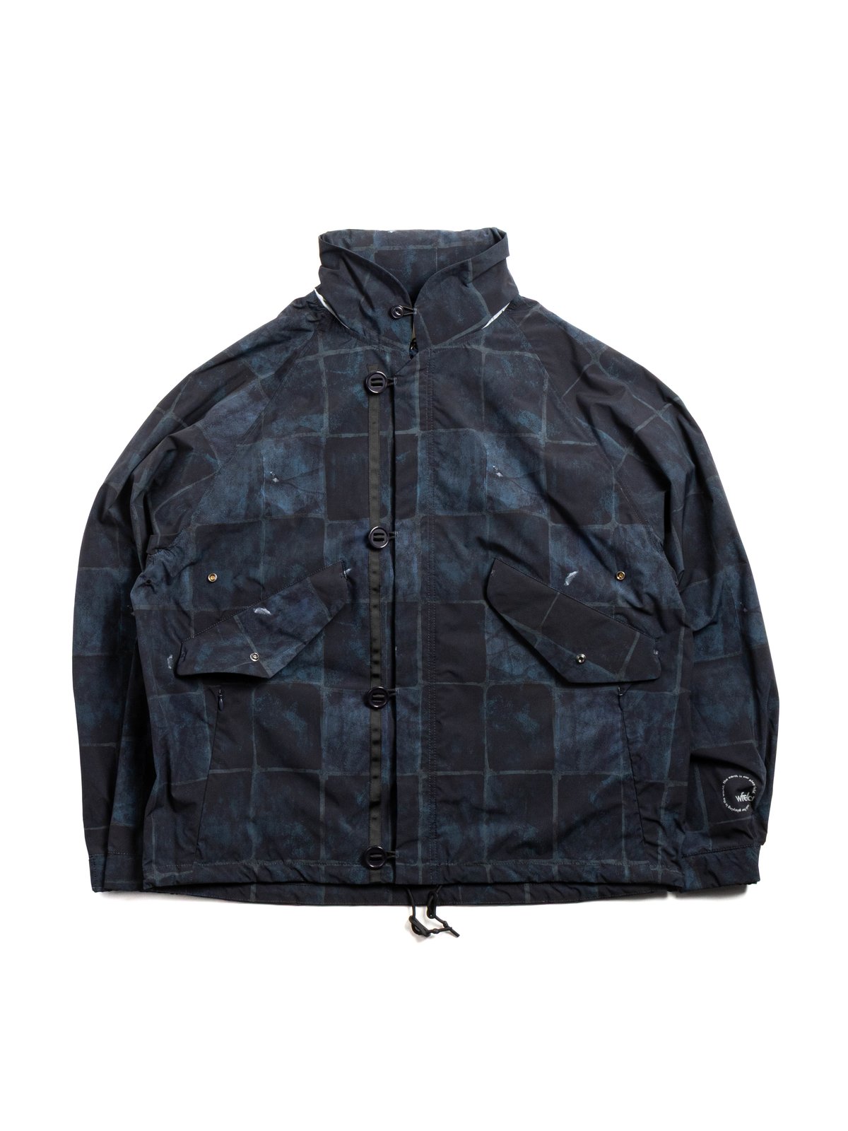 AlLL TREK POCKET SHORT JACKET NAVY (AOP) - Image 1