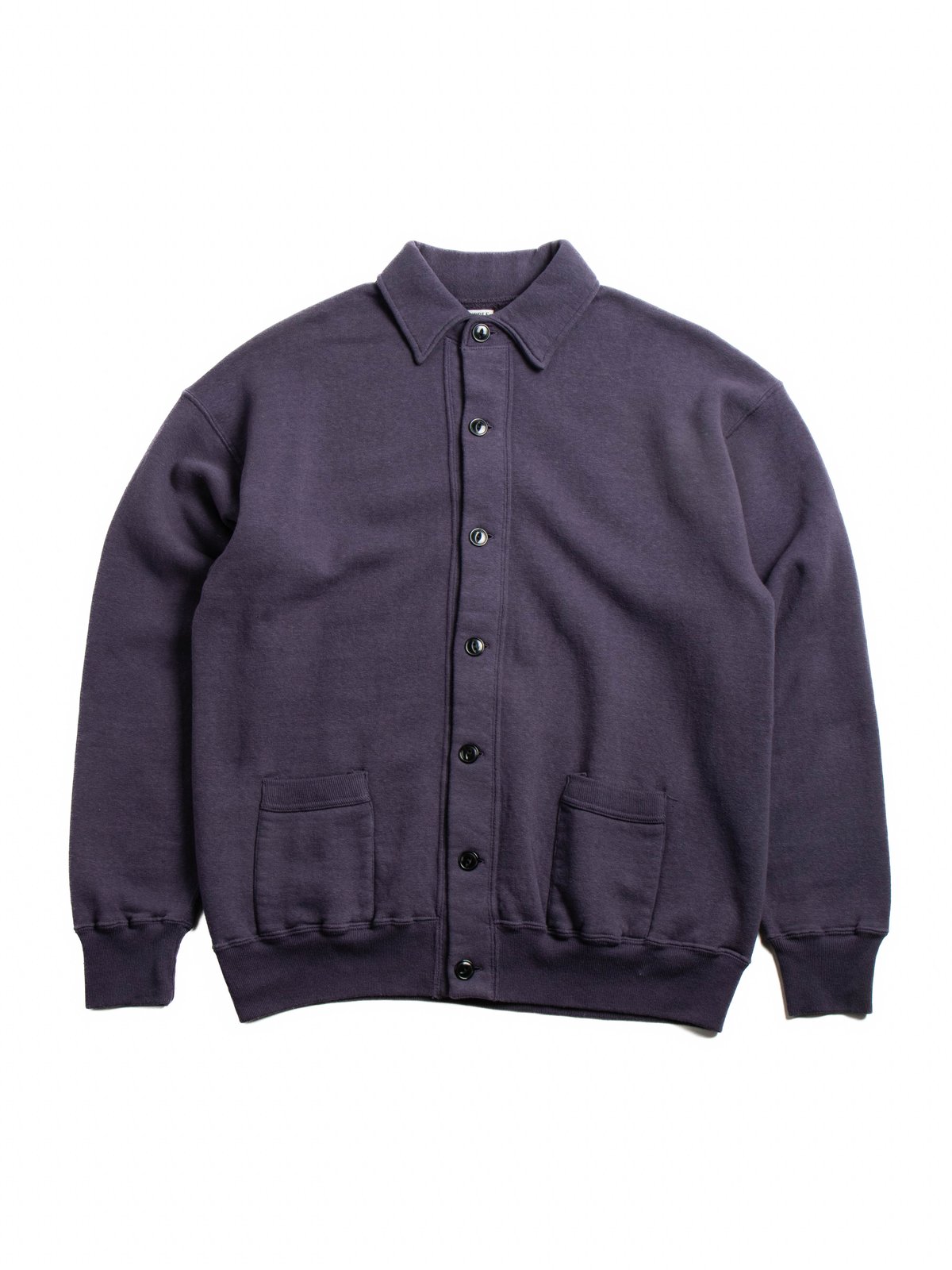 (LOT 86016) &ldquo;LOOP WHEEL&rdquo;SWEAT JACKET NAVY - Image 1