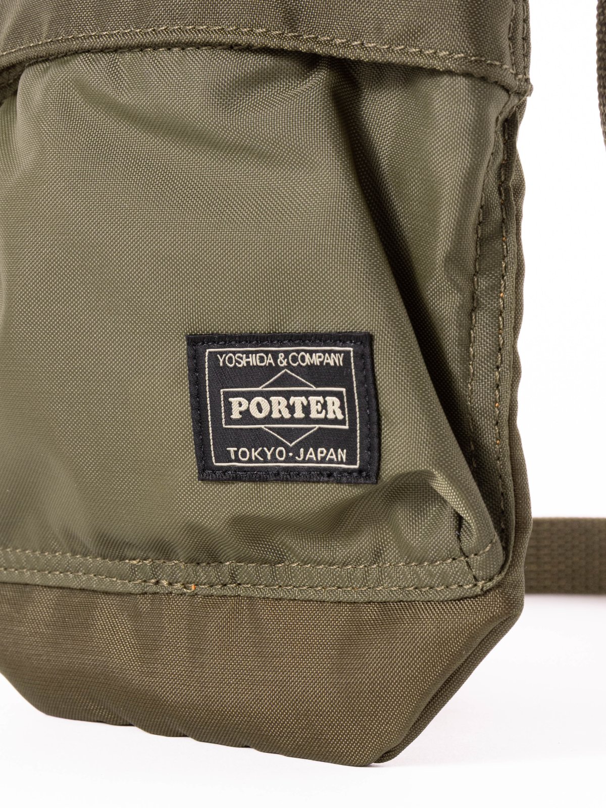 PORTER FORCE SHOULDER POUCH OLIVE - Image 3