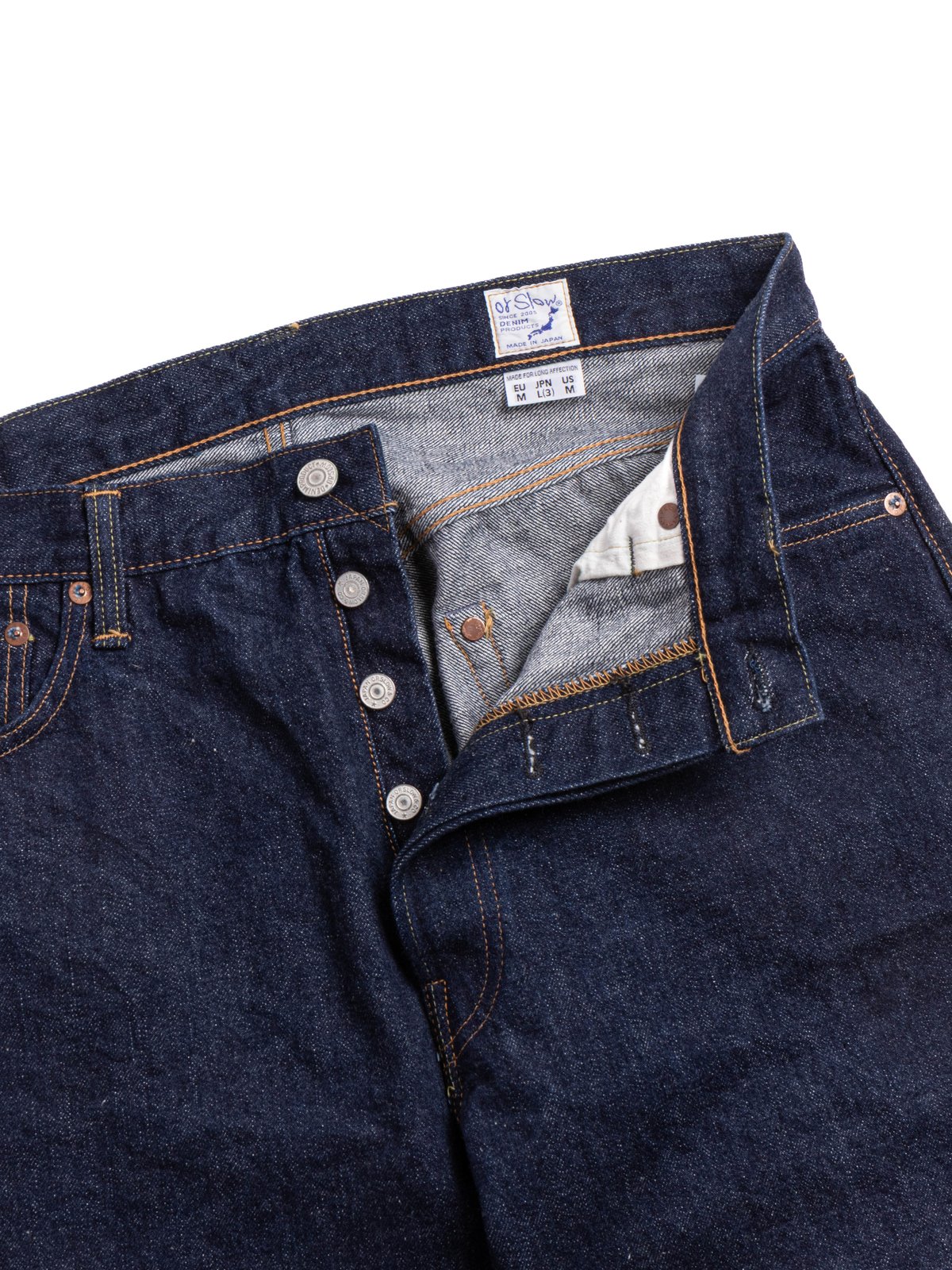 (LOT–1050XX) 1950S SELVEDGE DENIM ONE WASH - Image 3