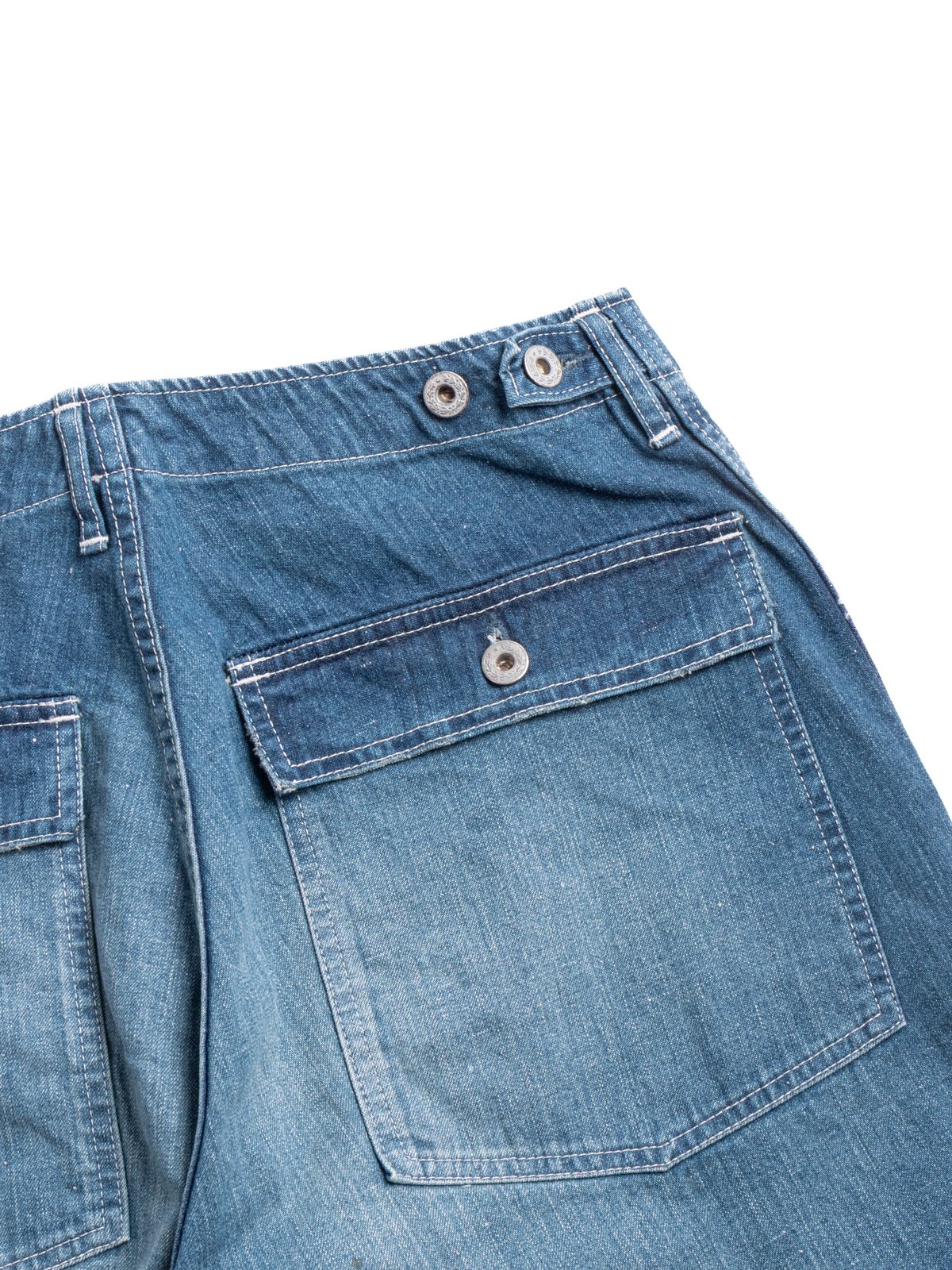 DENIM BAKER PANT (USED WASH) INDIGO - Image 5