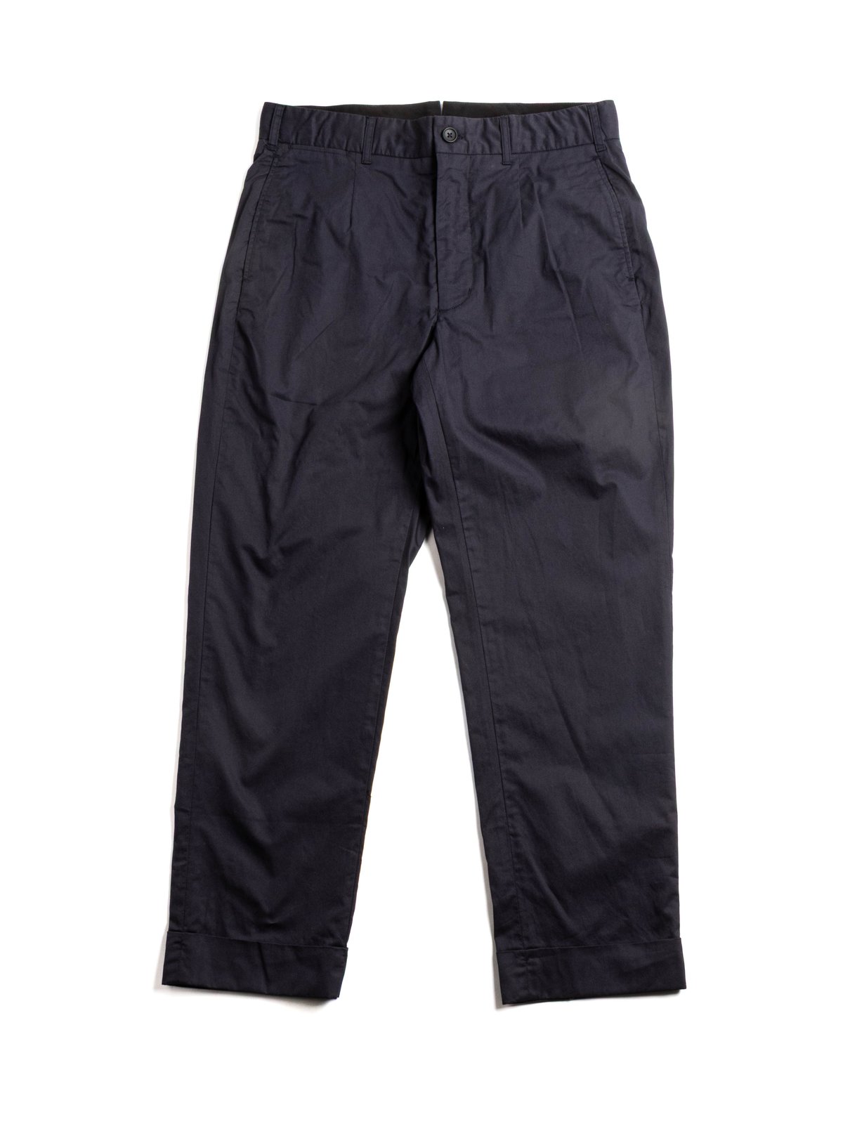 ANDOVER PANT DK.NAVY HIGHCOUNT TWILL - Image 1
