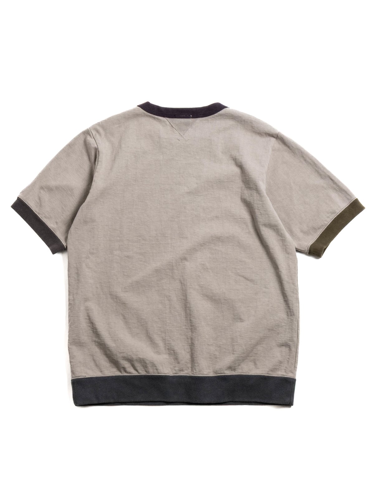 DOTSUME RIB S/S T–SHIRT GRAY x 4C - Image 6