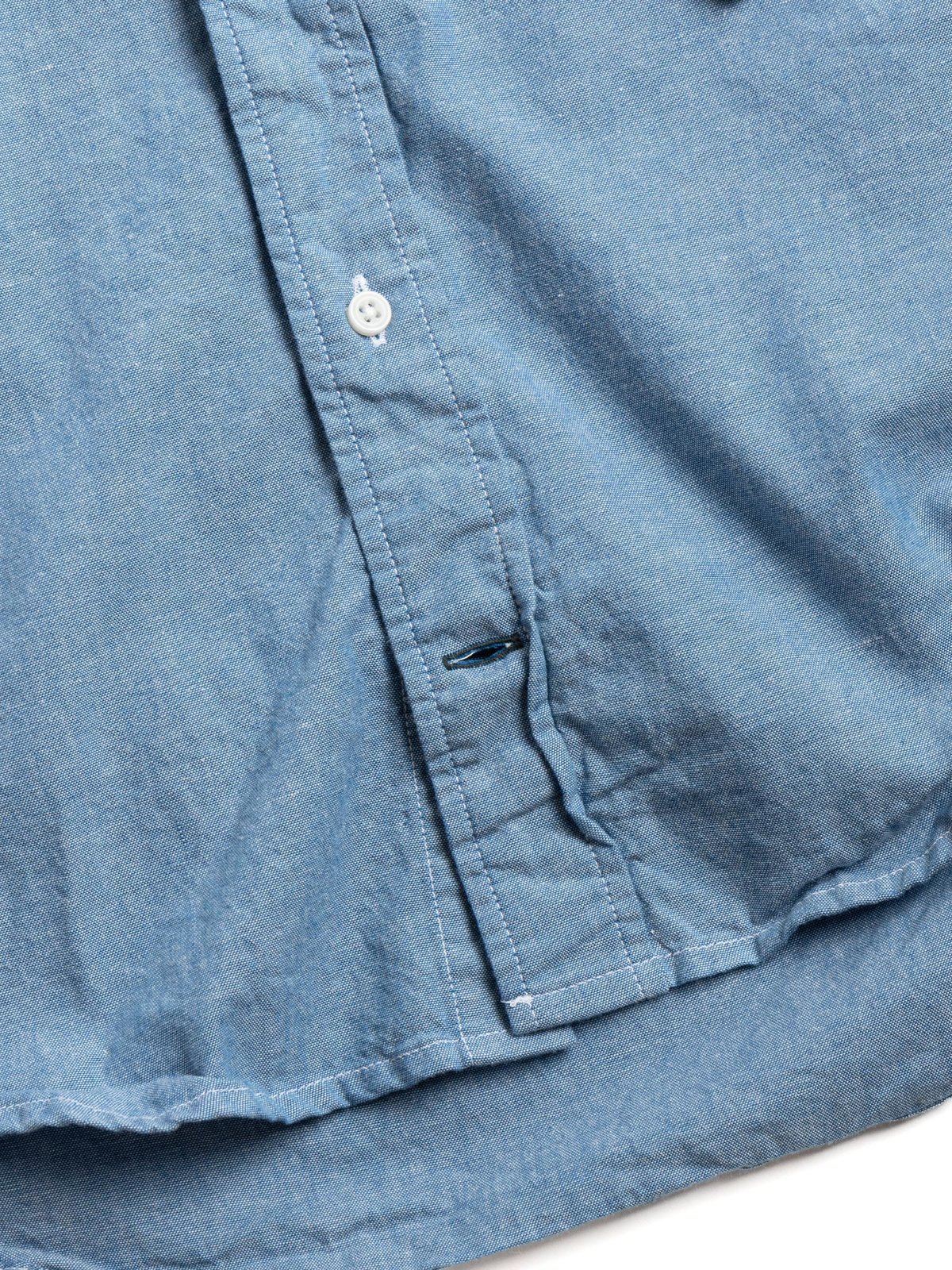 L/S BUTTON DOWN SHIRT CLASSIC BLUE CHAMBRAY - Image 3