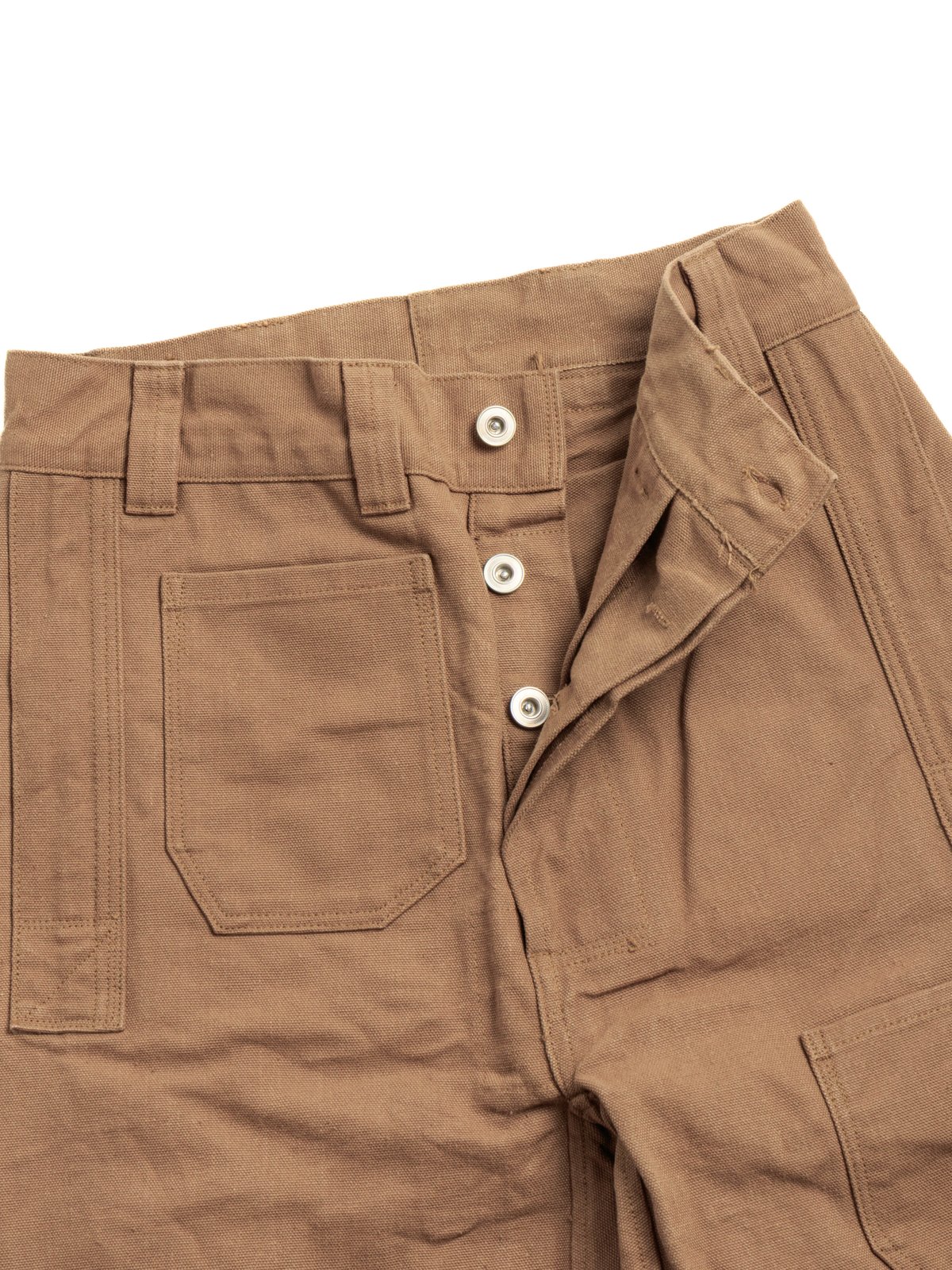 (LOTJG–01) 1910S NETMAKER’S TROUSERS DUCK BROWN - Image 3
