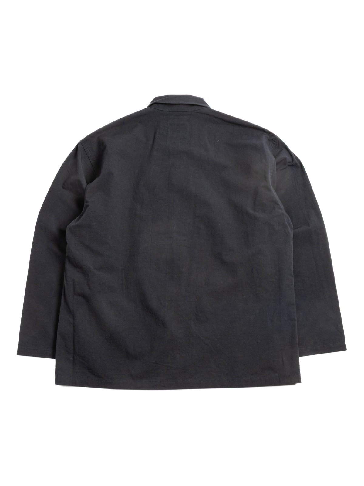 COVERALL SHIRT C/L WEATHER CLOTH NAVY - Image 4