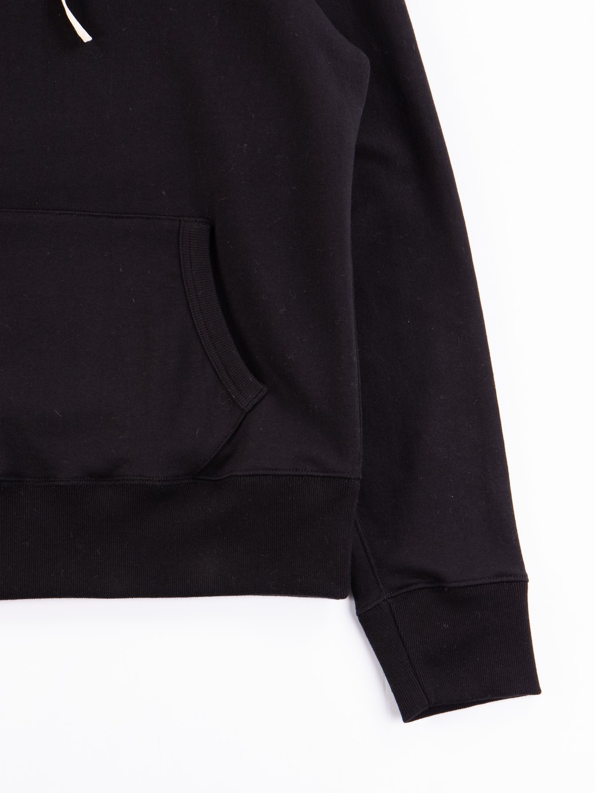Deep Black 382 Organic Cotton Hooded Sweatshirt - Image 4