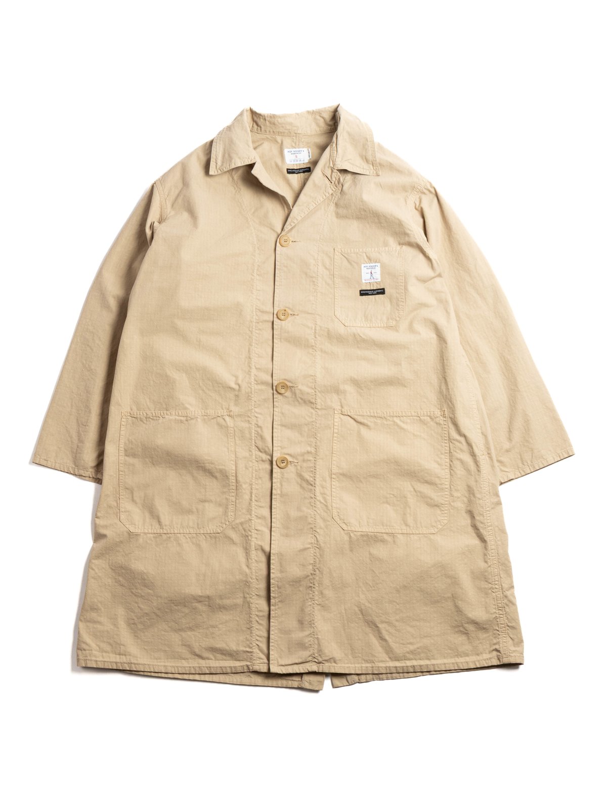 SHOP COAT GARMENT DYED KHAKI - Image 7