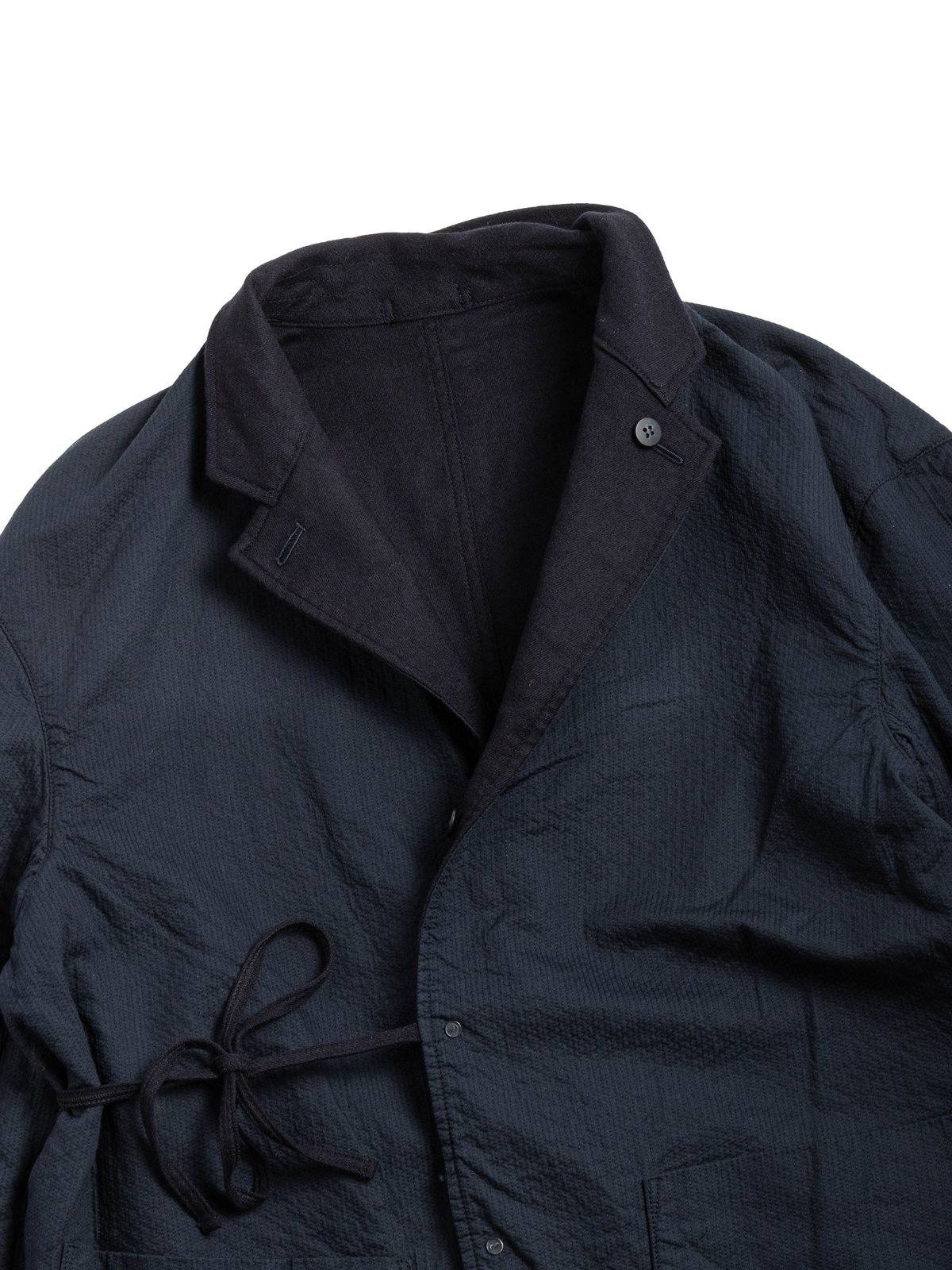 (10&ndash;J04) REVERSIBLE HUNTER JACKET NAVY - Image 6