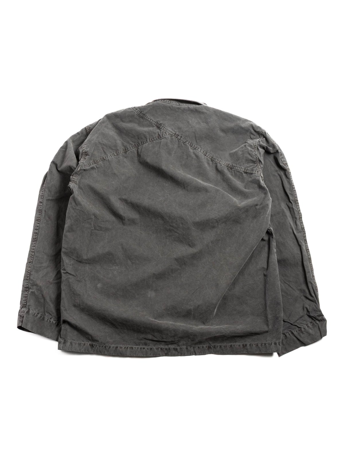WORKING GUAYA SHIRT PEACHED COTTON OXFORD SHALE - Image 4