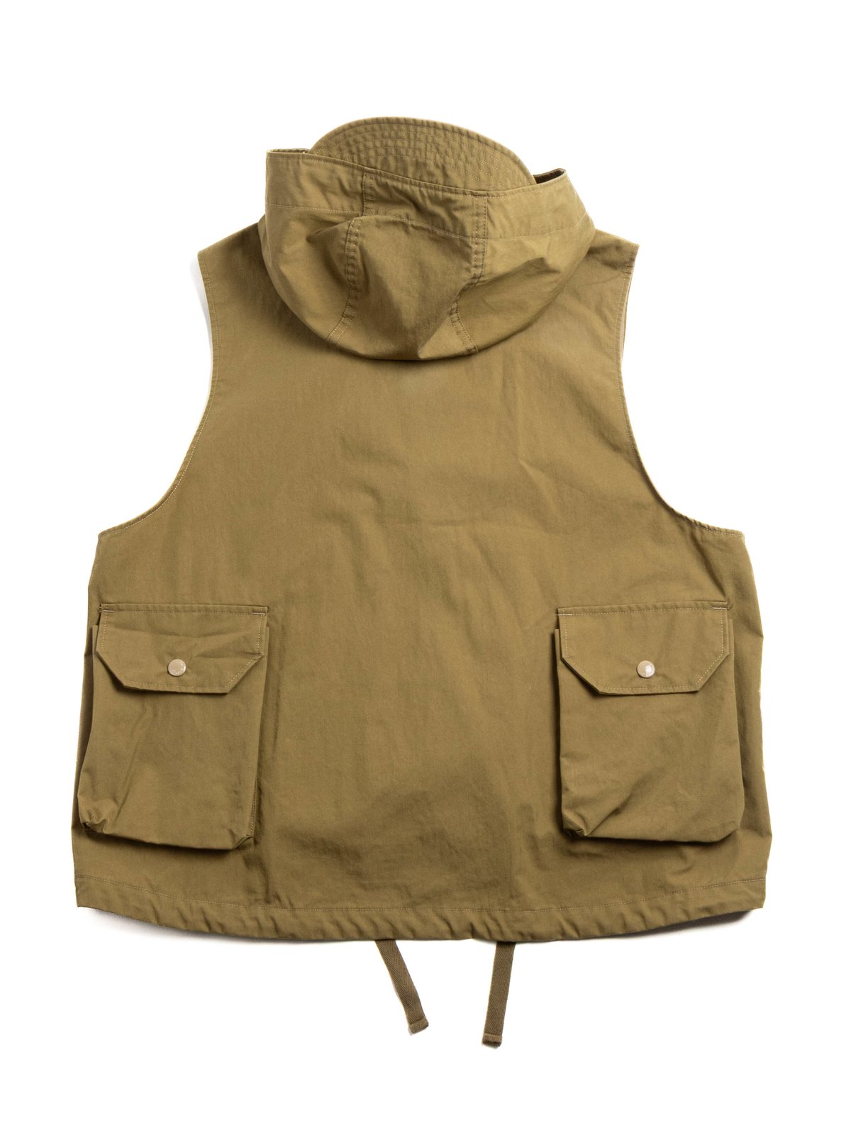 FIELD VEST KHAKI COATED NYCO TWILL - Image 5