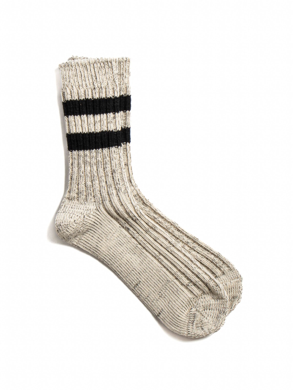 (LOT 9001) LOW GAUGE RIB LINE SOX KINARI BLACK - Image 2