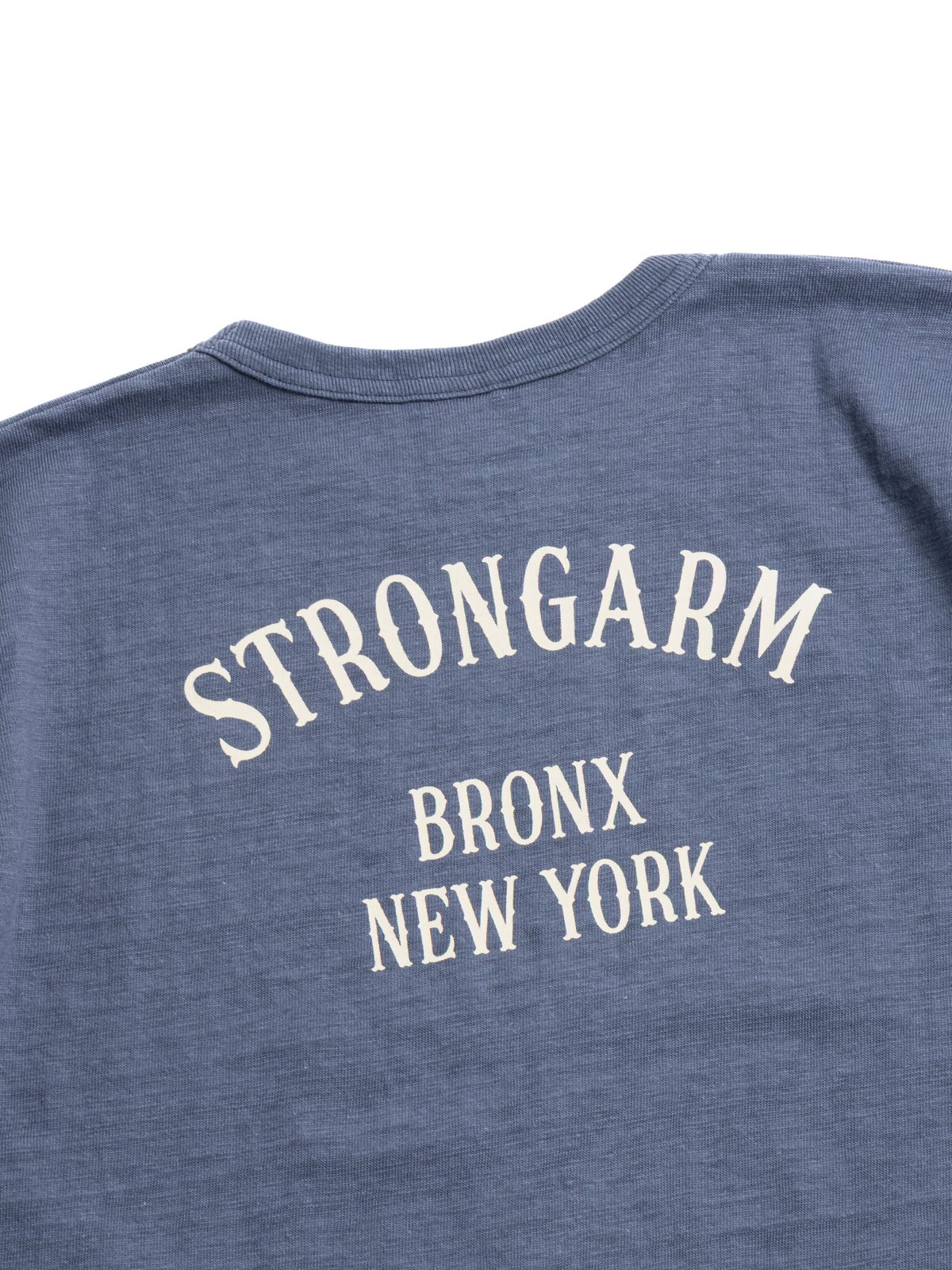 (JG–CS06) ACADEMY BEER DISTRIBUTORS T–SHIRT  FADE BLUE - Image 3