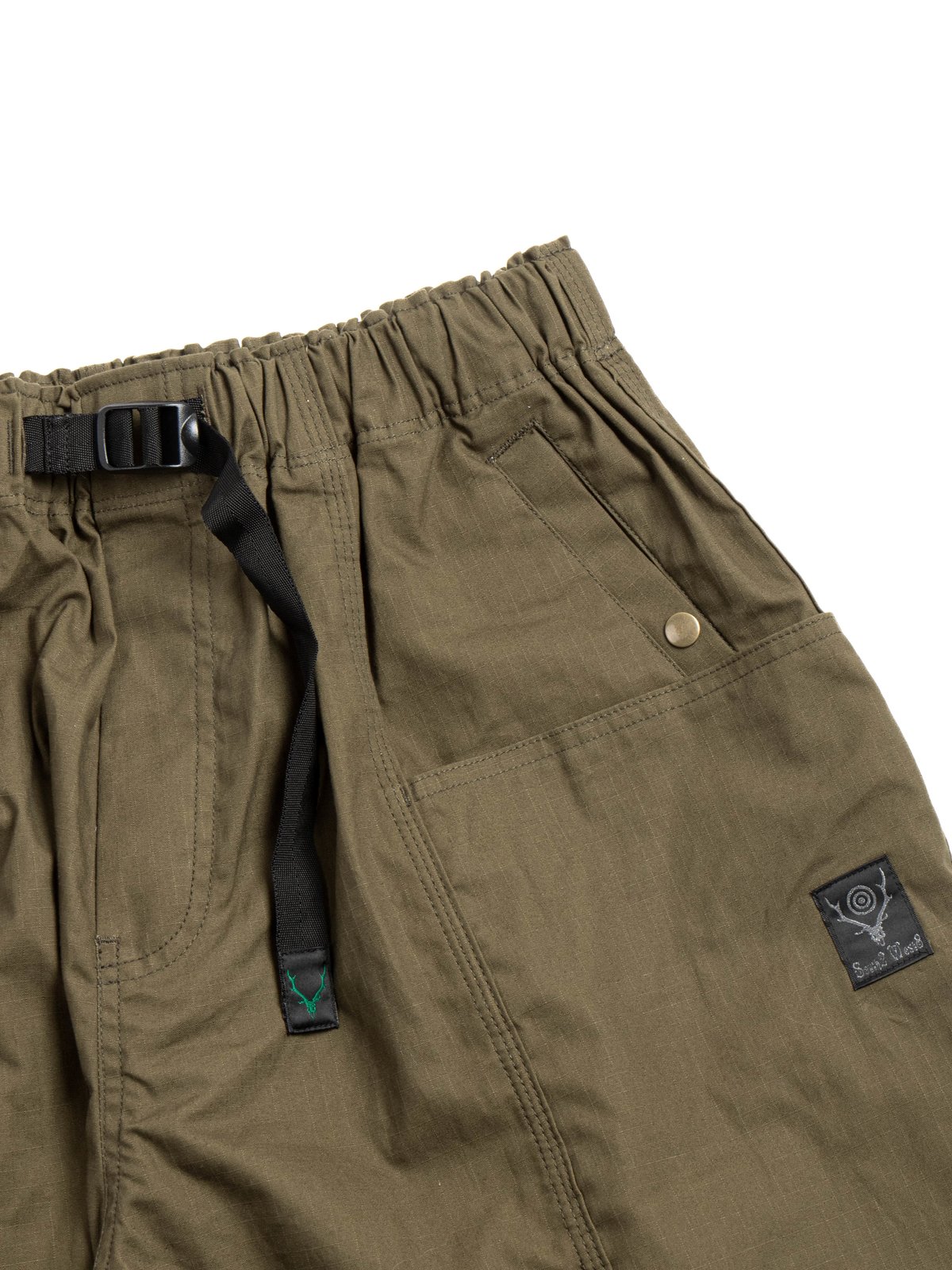 SOUTH2 WEST8 BELTED C.S.PANT COTTON RIPSTOP OLIVE - Image 1