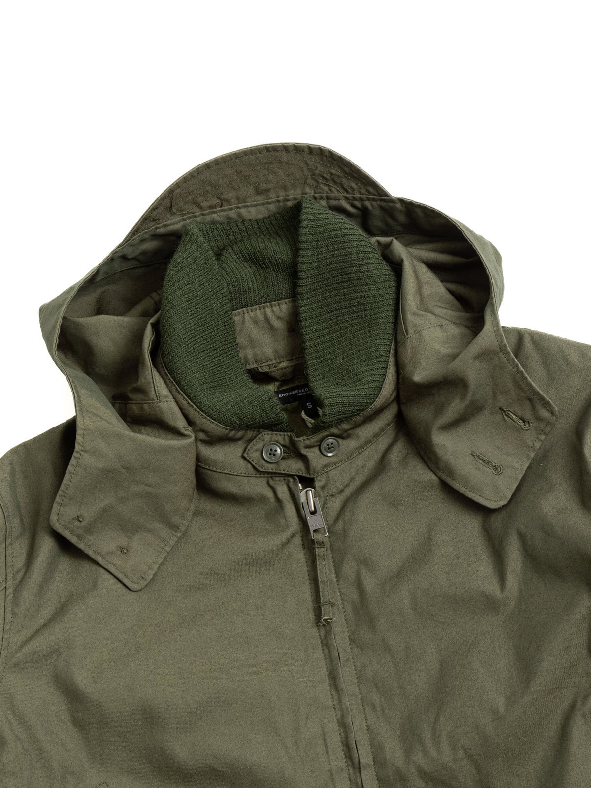 LL JACKET OLIVE CP WEATHER POPLIN - Image 3