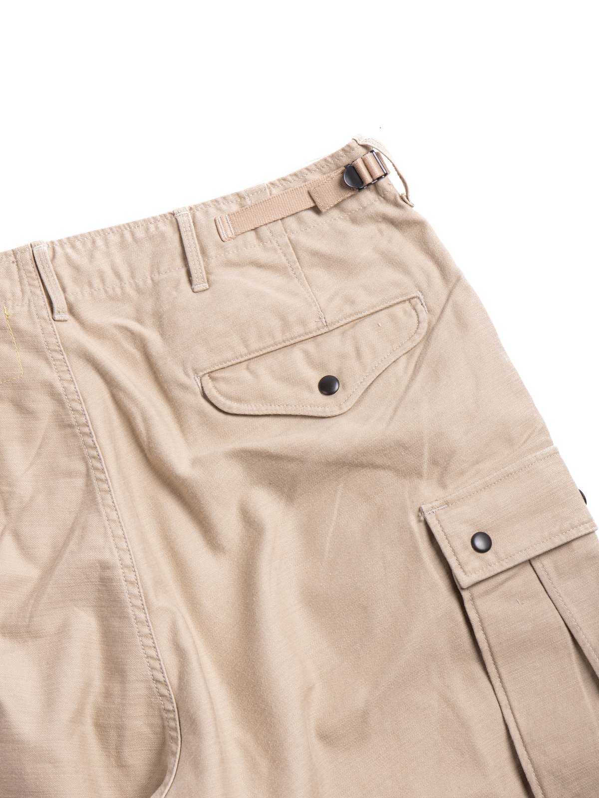 (FP029) M–51 SHORTS / BEIGE w/ Bio–wash - Image 4