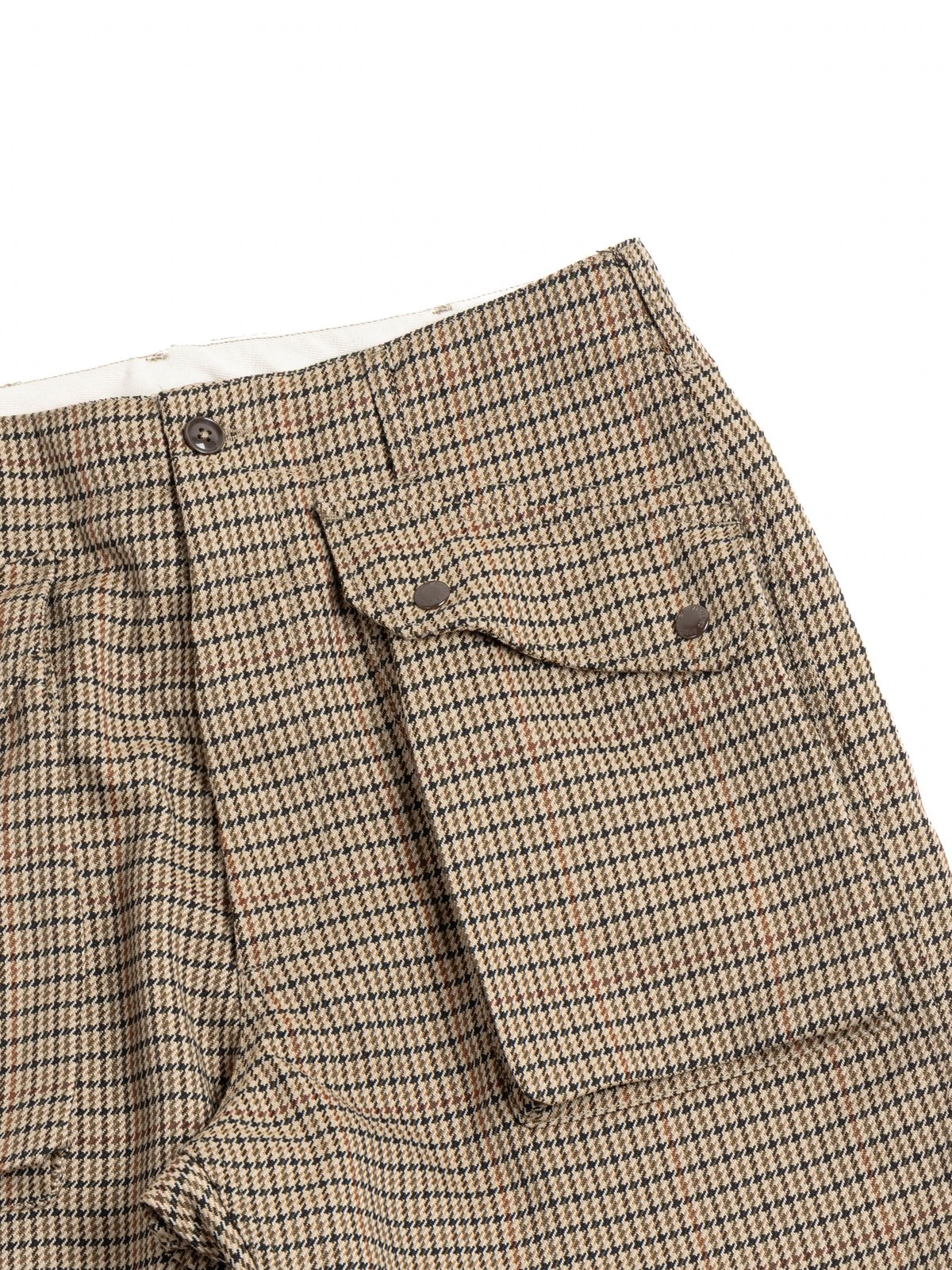 NORWEGIAN ARMY PANT / BROWN POLY GUN&ndash;CLUB CHECK - Image 2