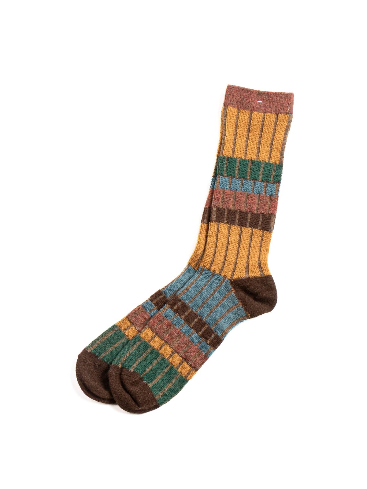 BLANKET CREW SOCK / WOOL CASHMERE BLEND / ANTIQUE BUCHANAN - Image 2