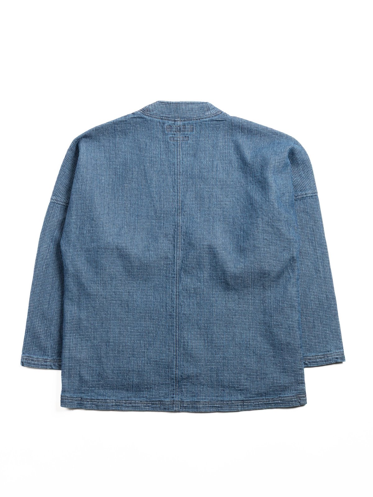 FDMTL INDIGO CARDIGAN 3YR WASH INDIGO - Image 3