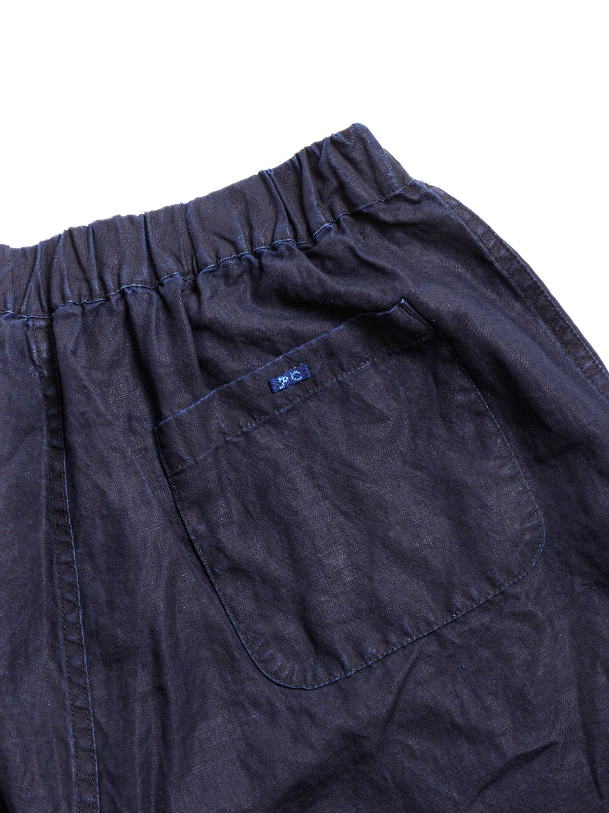 FARMER’S LINEN EASY PANTS NAVY INDIGO - Image 6