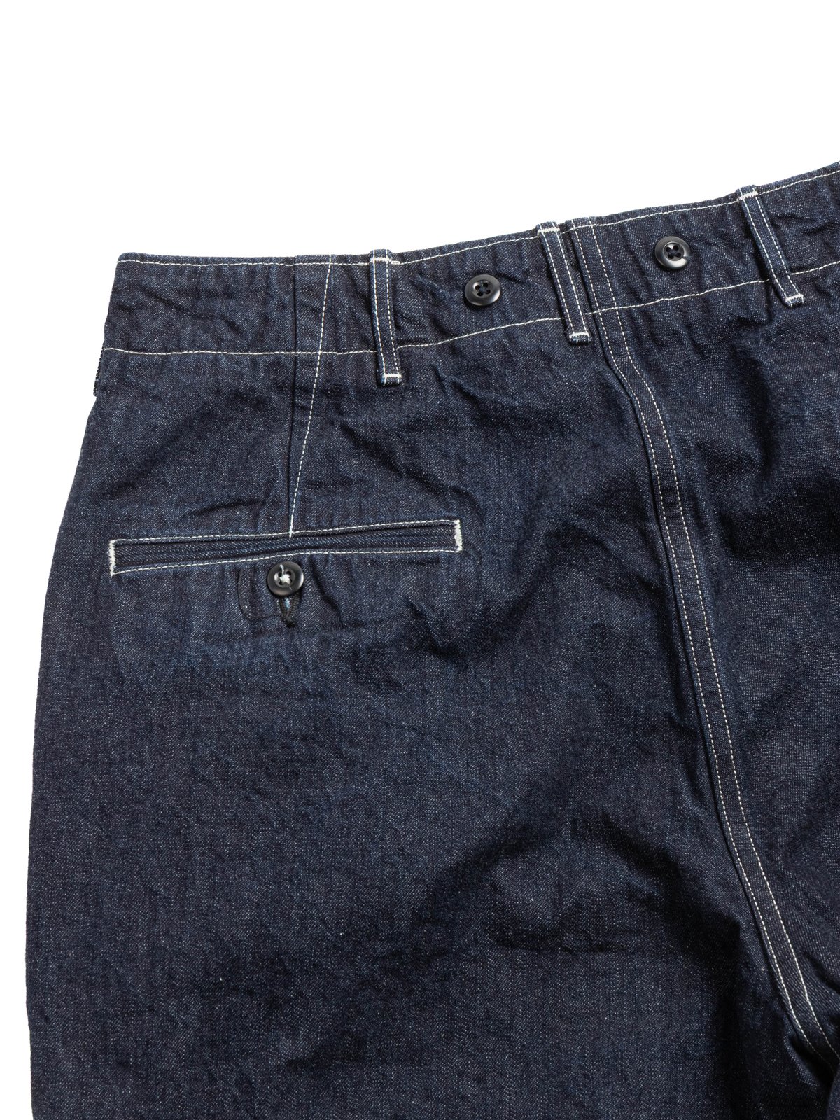 (44&ndash;705D) DENIM WORK TROUSER RINSED - Image 4