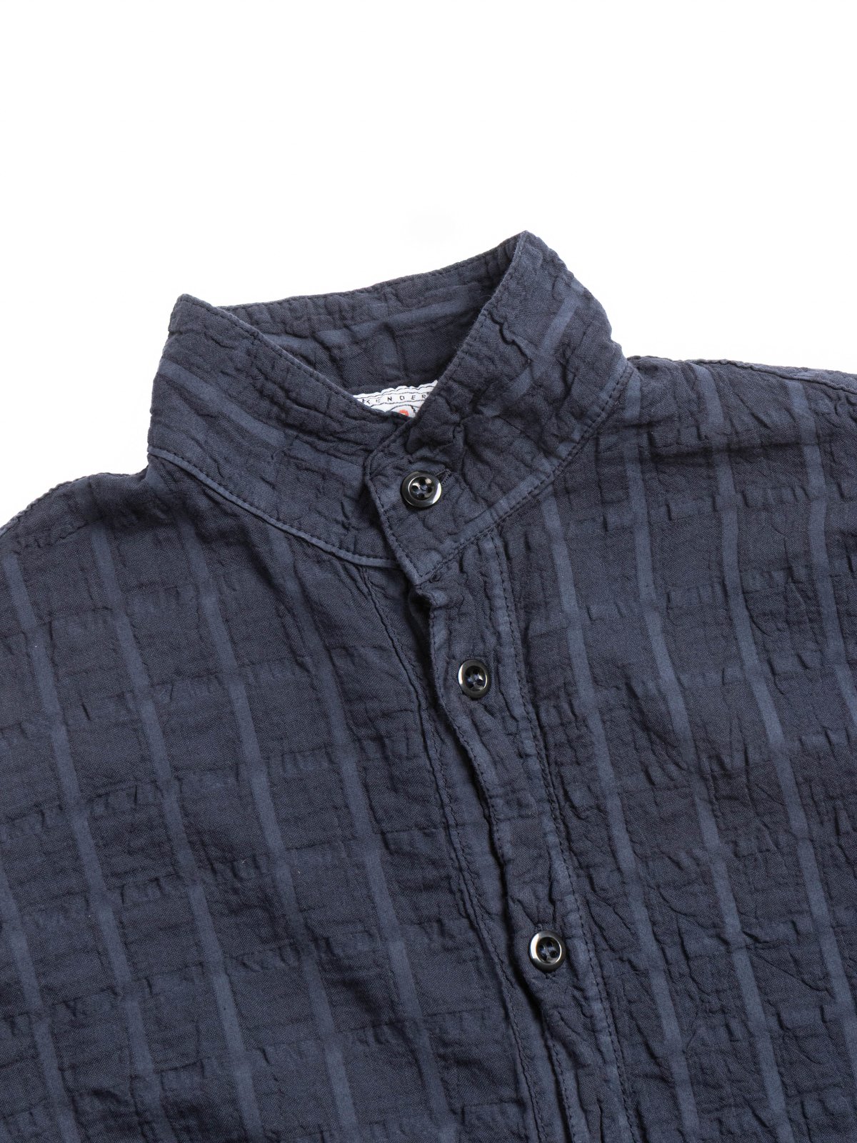 TYPE 468 FLIPPED COLLAR SHIRT AIRBAG CAMBRIC HADAL BLUE - Image 3