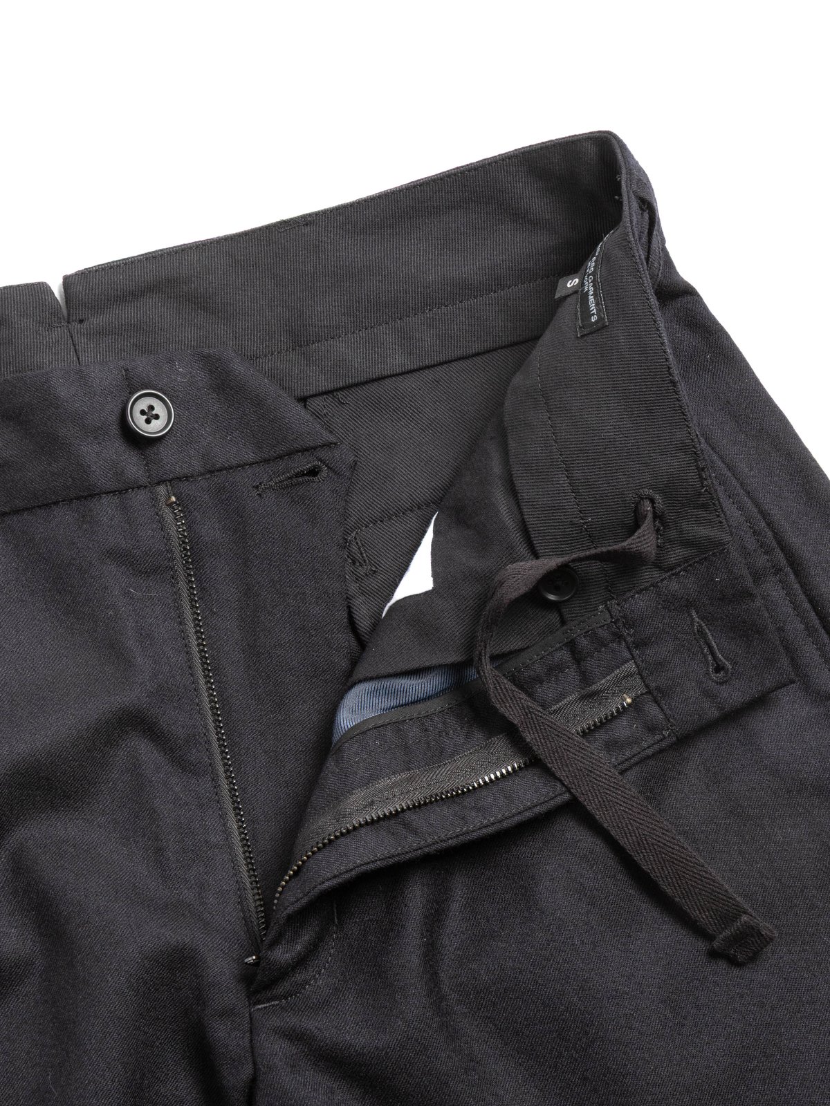ANDOVER PANT DK. NAVY HIGH COUNT WORSTED WOOL - Image 3