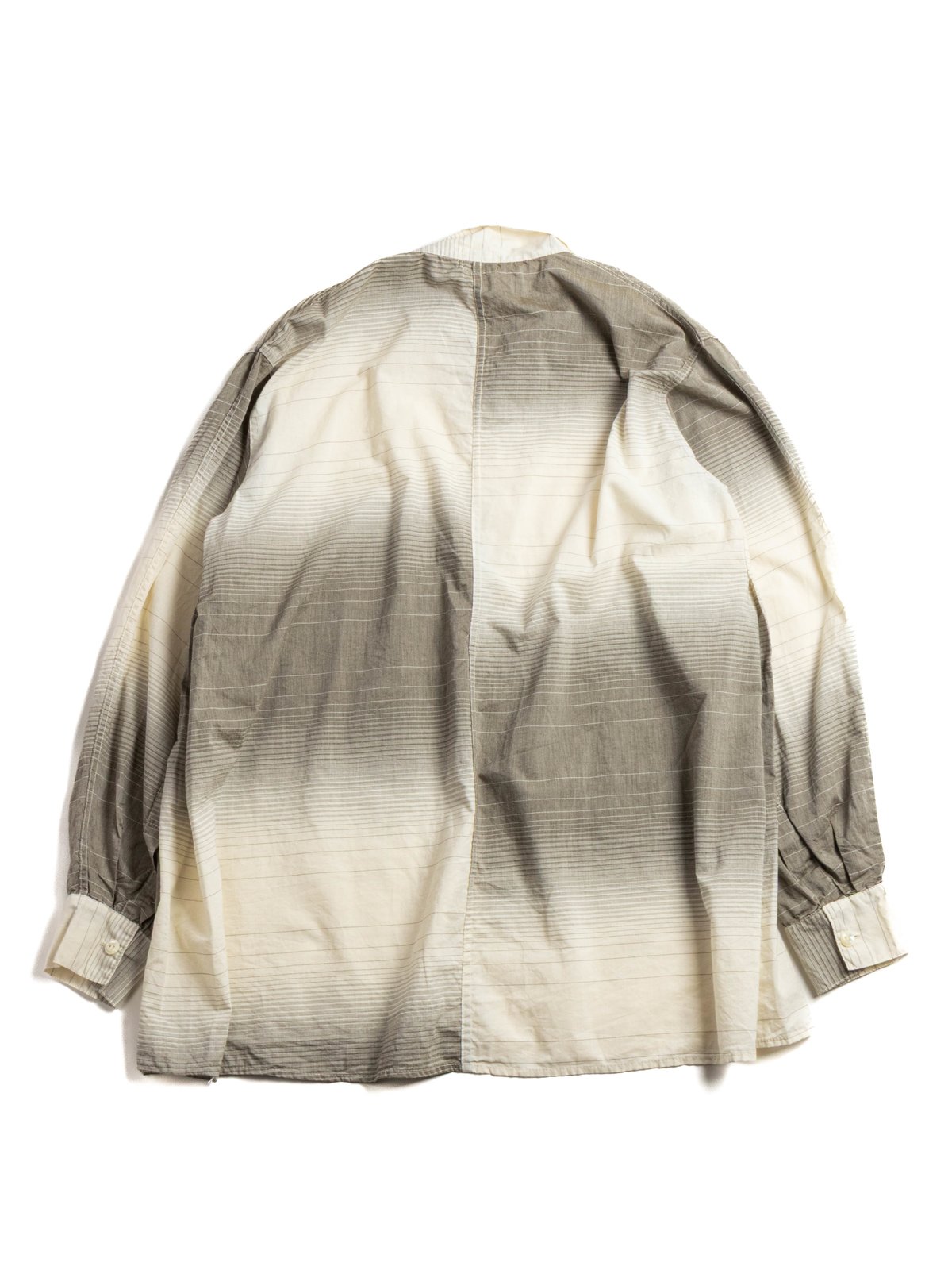 PLASTRON SHIRT DOPPLER STRIPE COTTON CAMBRIC RINSED - Image 4