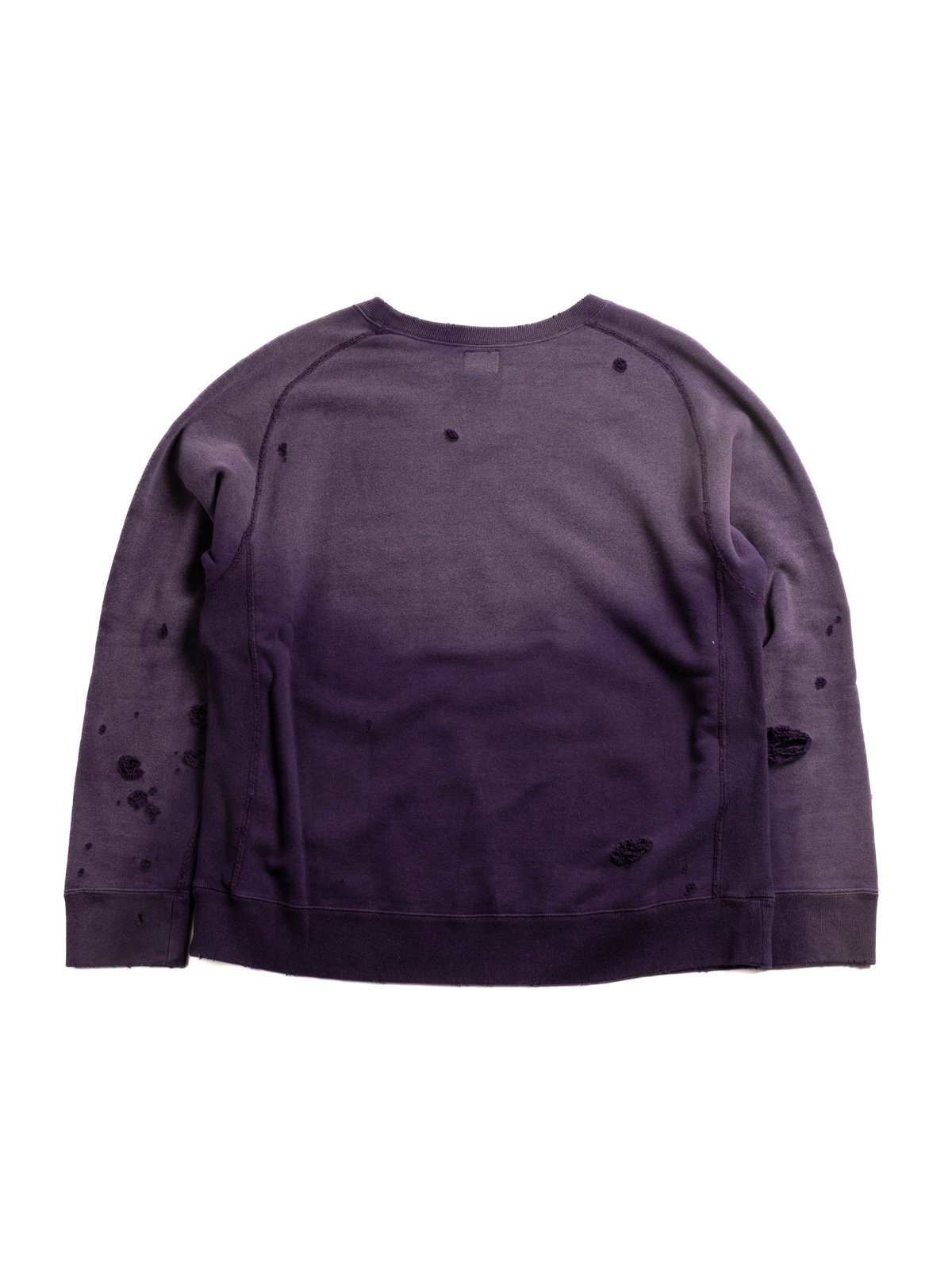 NEEDLES DECONSTRUCTED SWEAT SHIRT PURPLE - Image 6