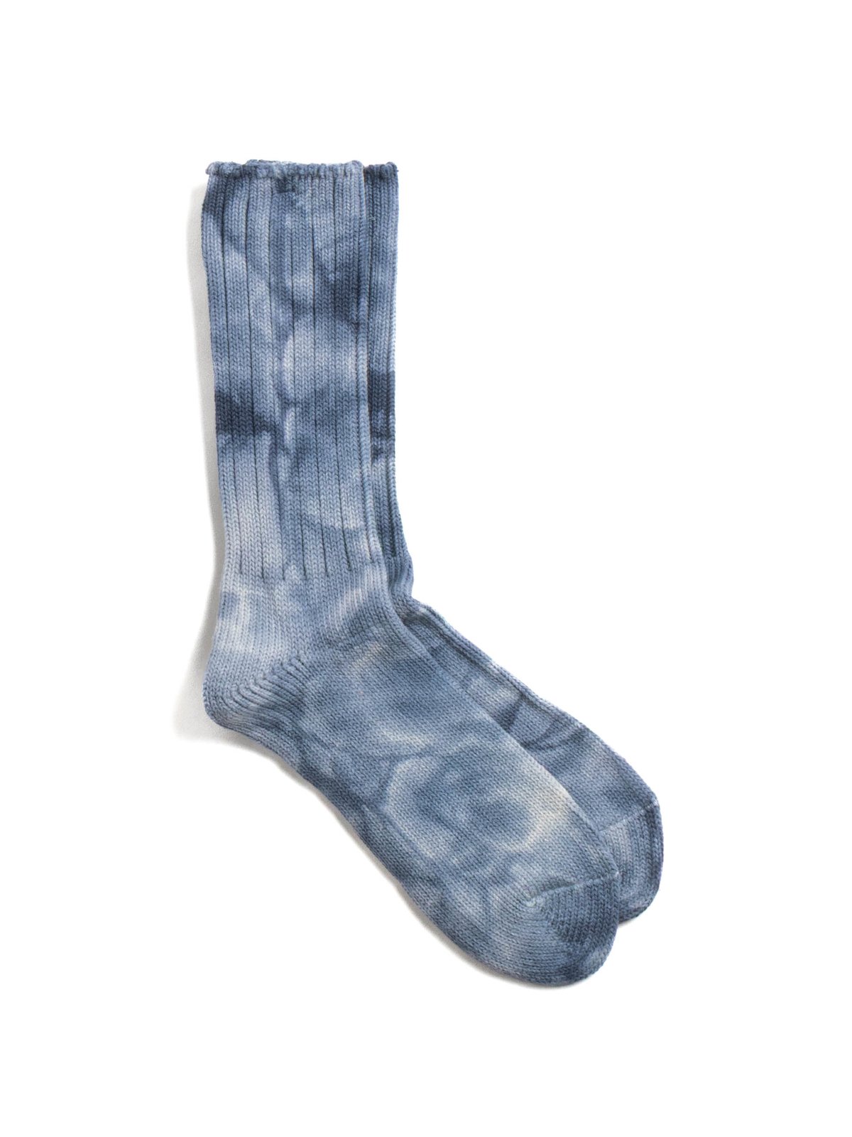 UNEVEN DYED SPORTS SOCK NAVY - Image 2