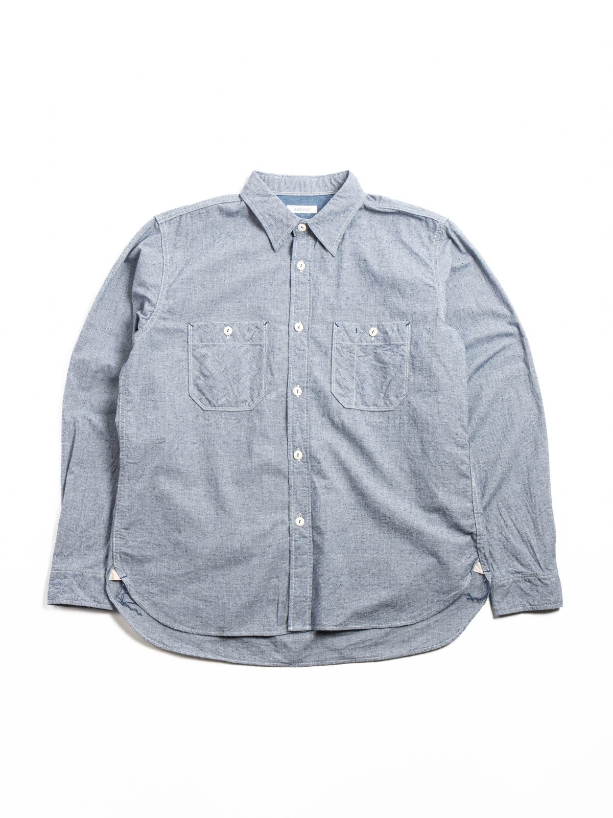 (SV&ndash;SH&ndash;031) COTTON SILK WORK SHIRT MINI CHECK - Image 1