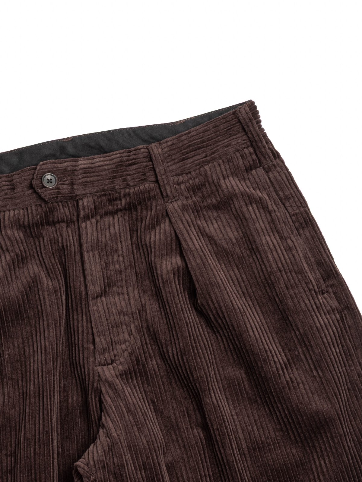 CARLYLE PANT / DK.BROWN COTTON 4.5W CORDUROY - Image 2