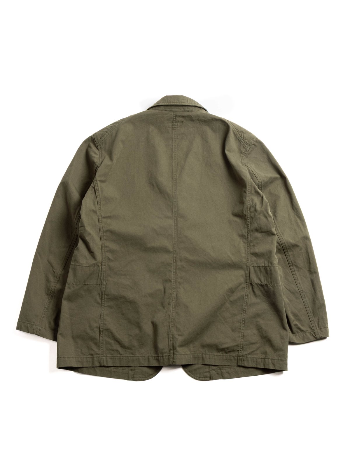 BEDFORD JACKET OLIVE COTTON SANDED CLOTH - Image 4