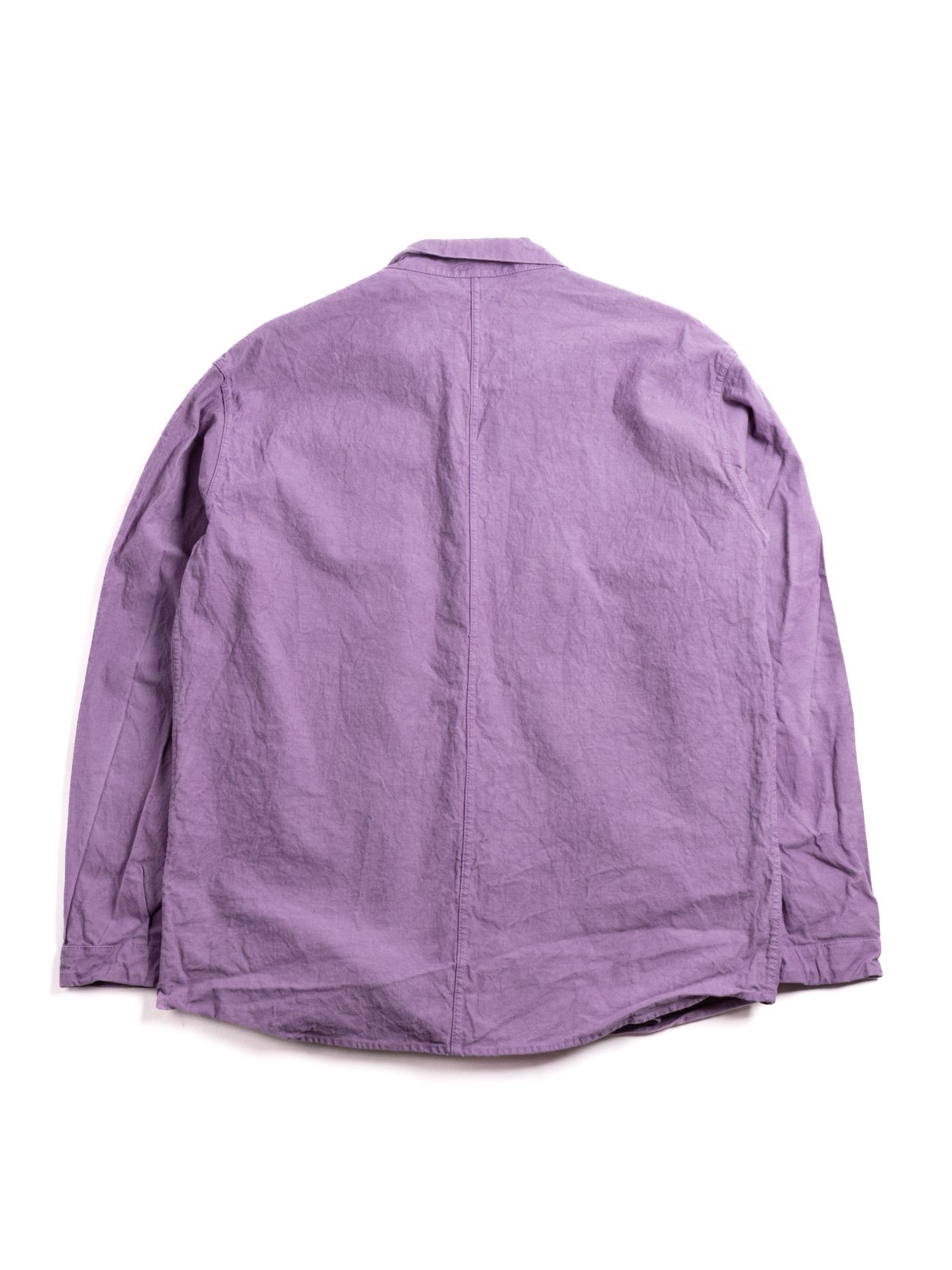 TYPE 402 TWO BIRDS SHIRT COTTON DROP CLOTH PURPLE LOGWOOD - Image 4