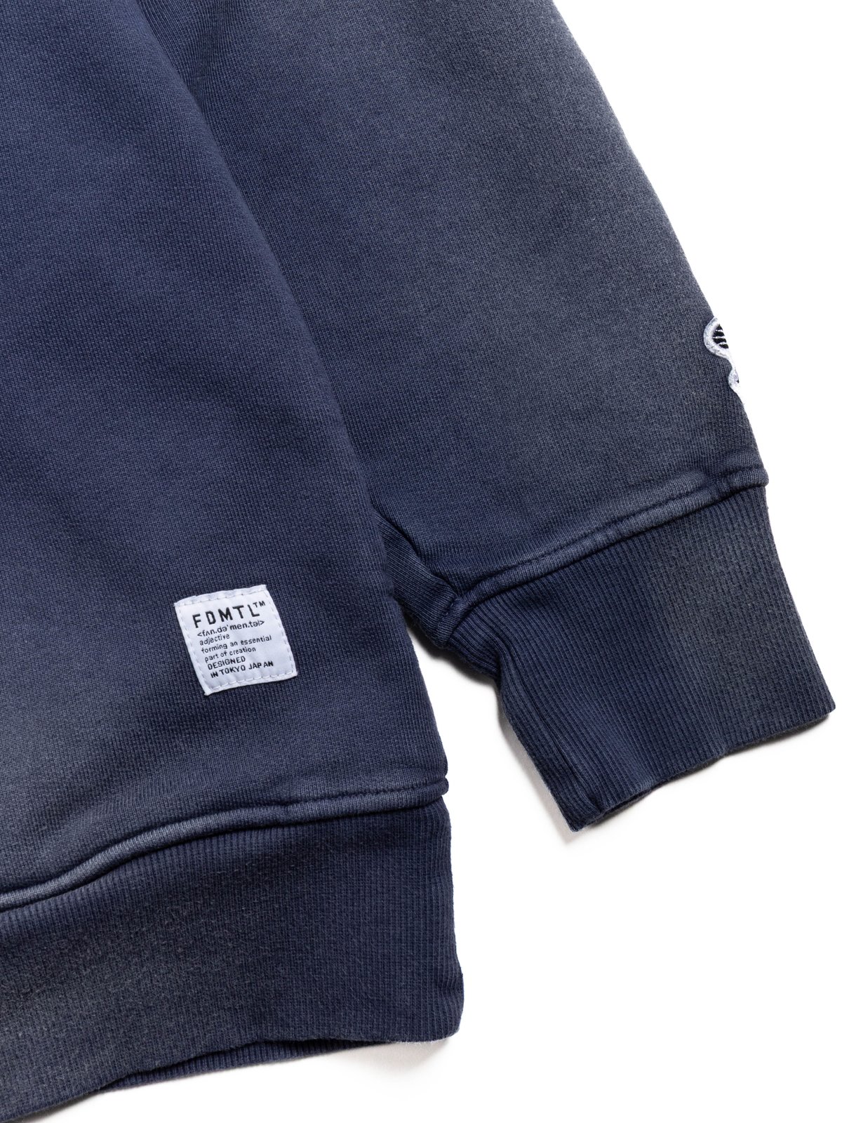 FDMTL LOGO HOODIE 3YR WASH NAVY - Image 2