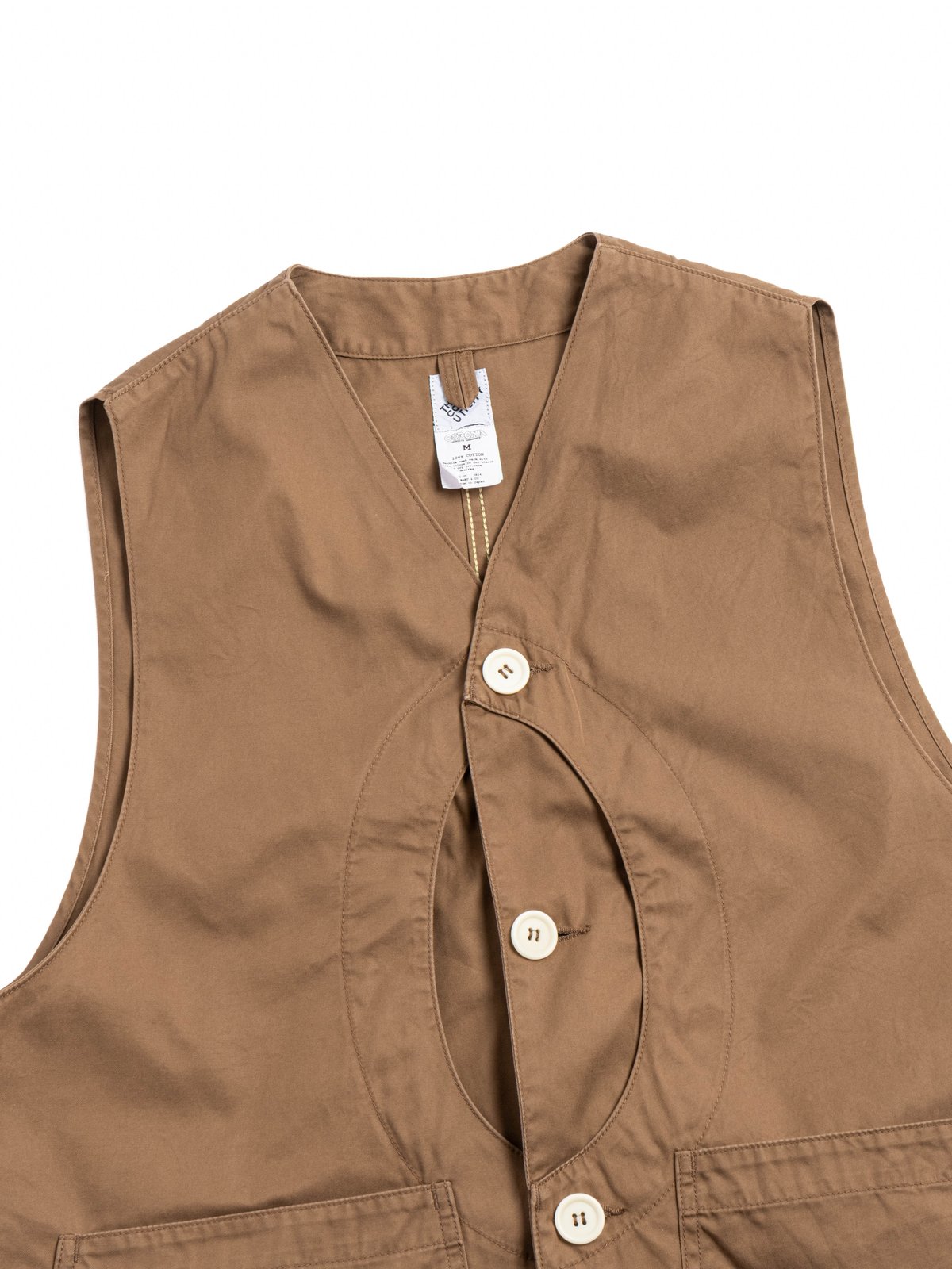 (CV002) &ndash; GAME VEST / MOCHA BROWN - Image 2